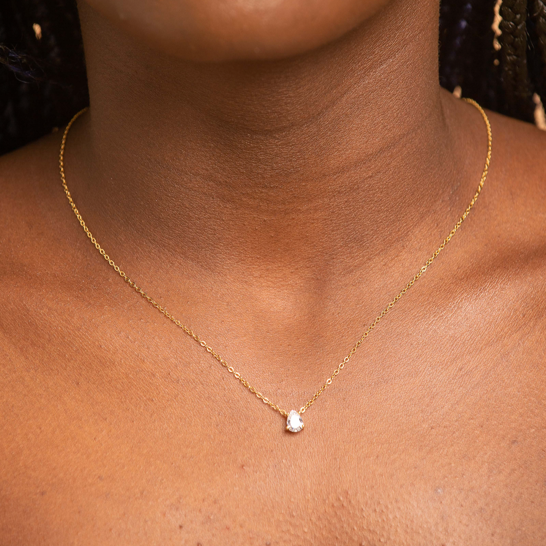 Birthstone Necklace April