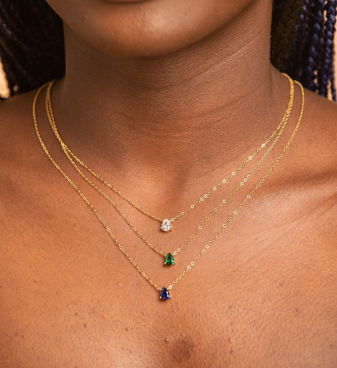 Birthstone Necklace April