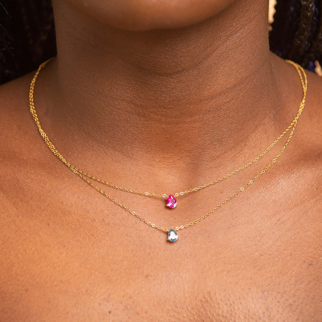 Birthstone Necklace July