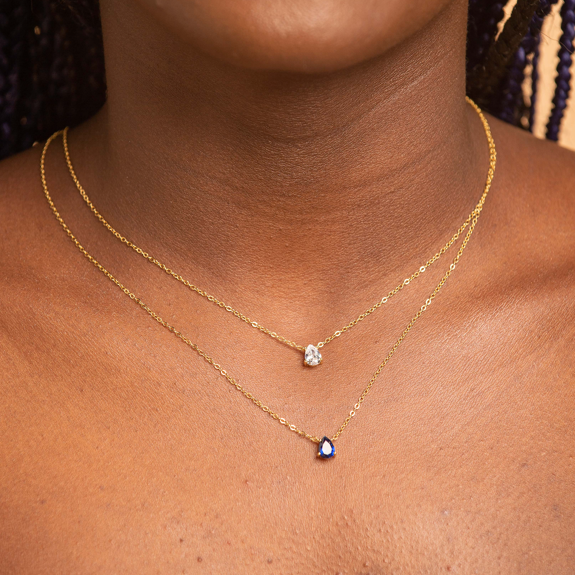 Birthstone Necklace April