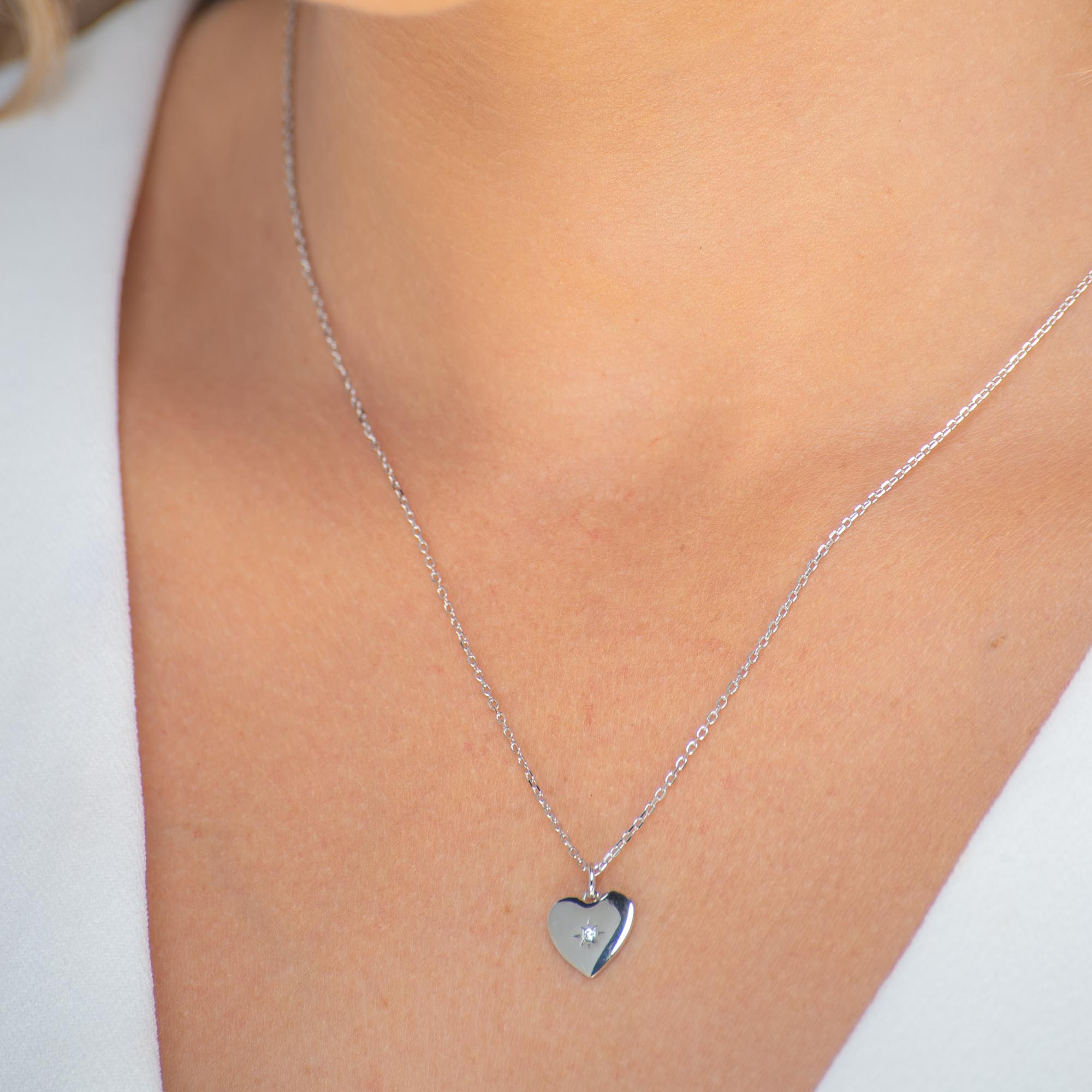 North Star Heart Necklace