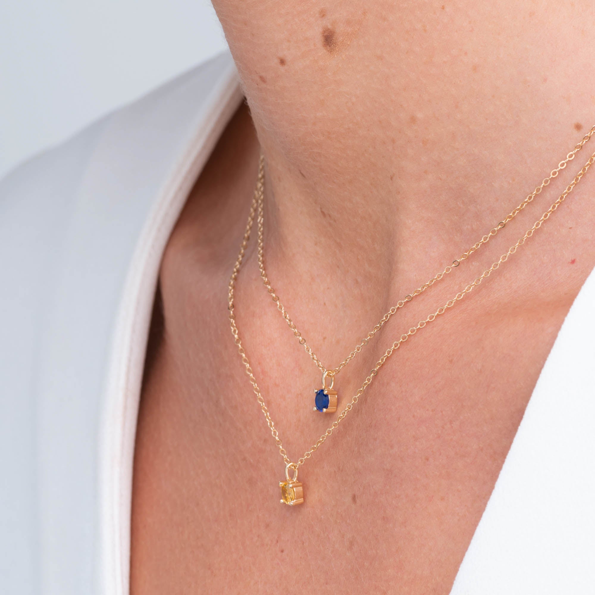 Classic Birthstone Necklace November