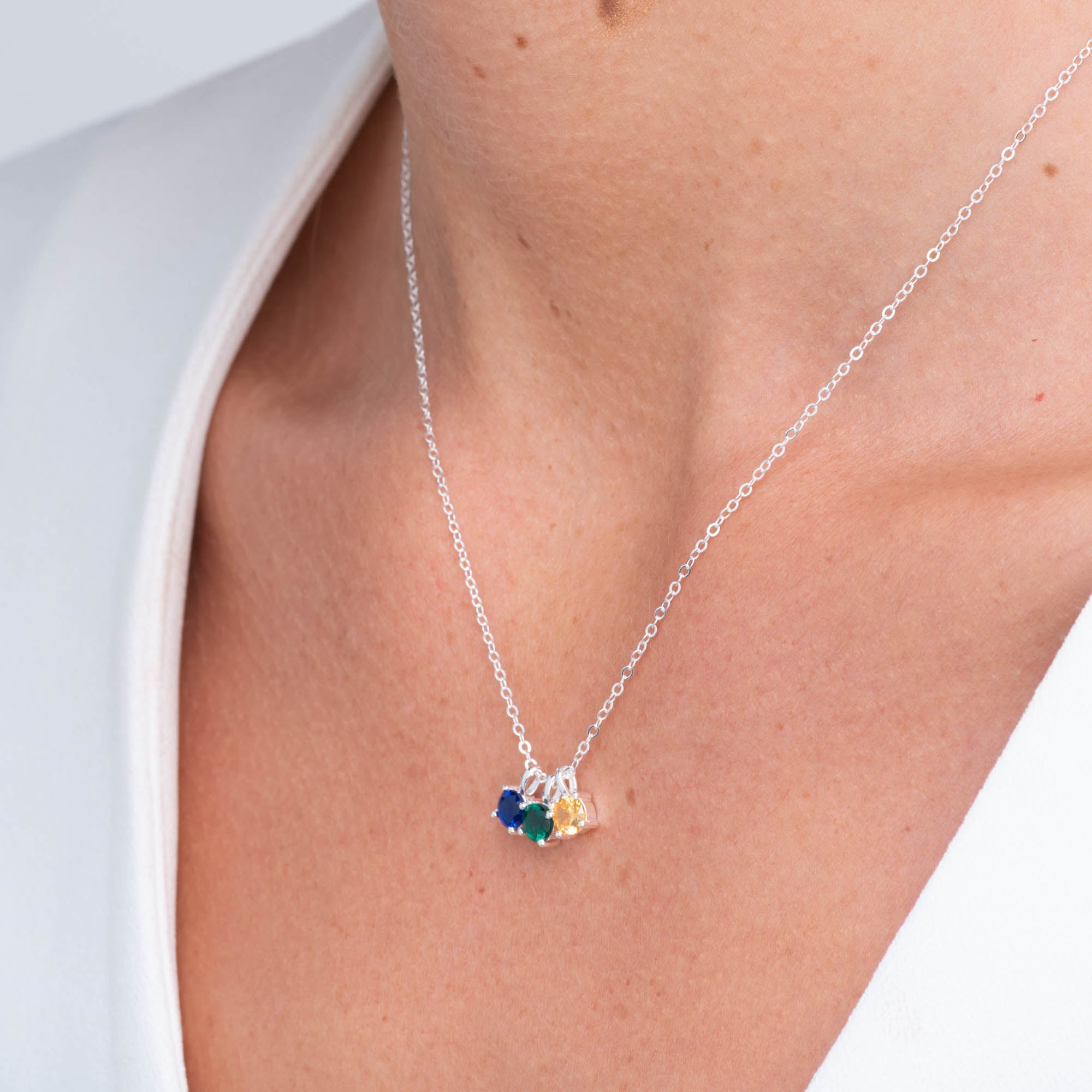 Classic Birthstone Necklace September