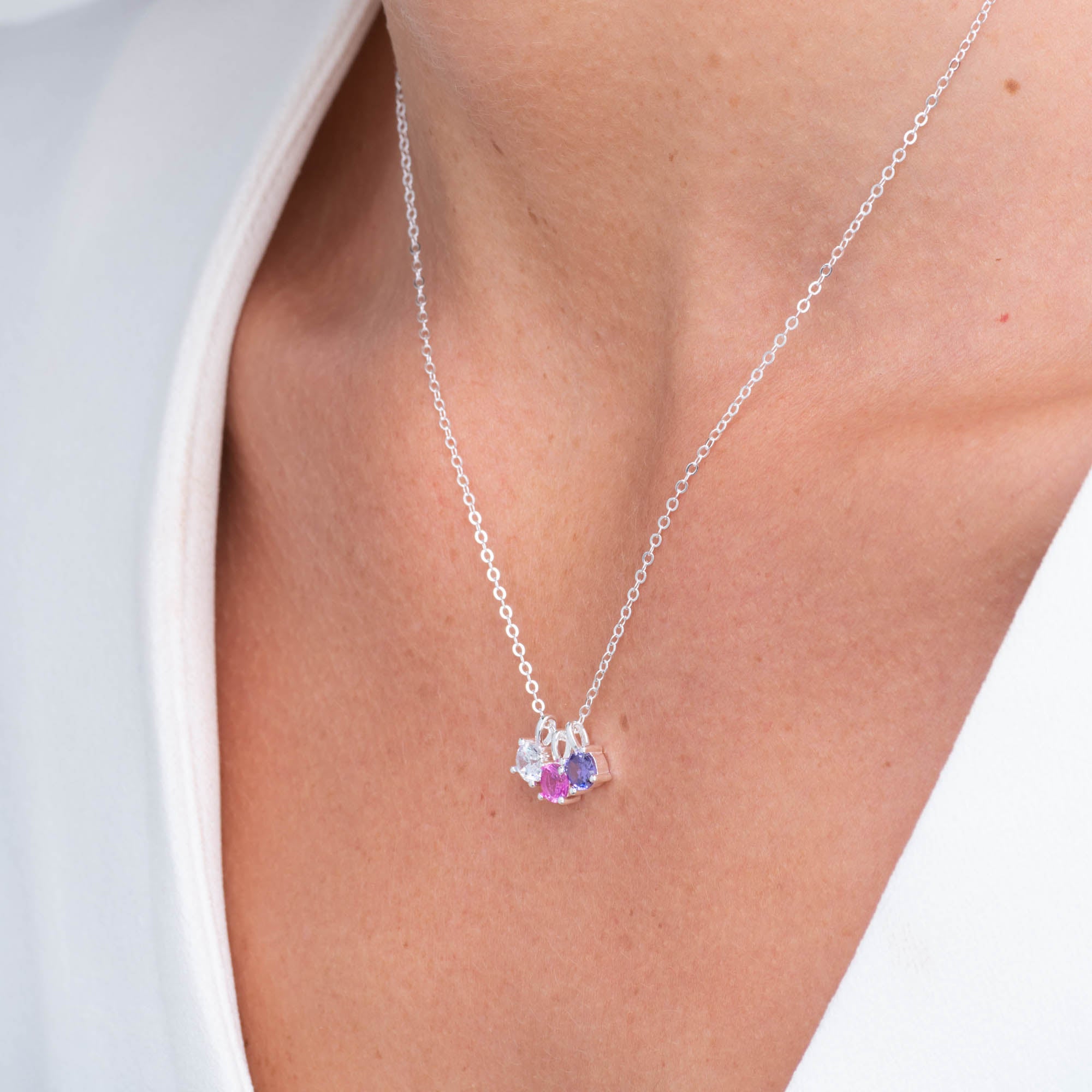 Classic Birthstone Necklace July