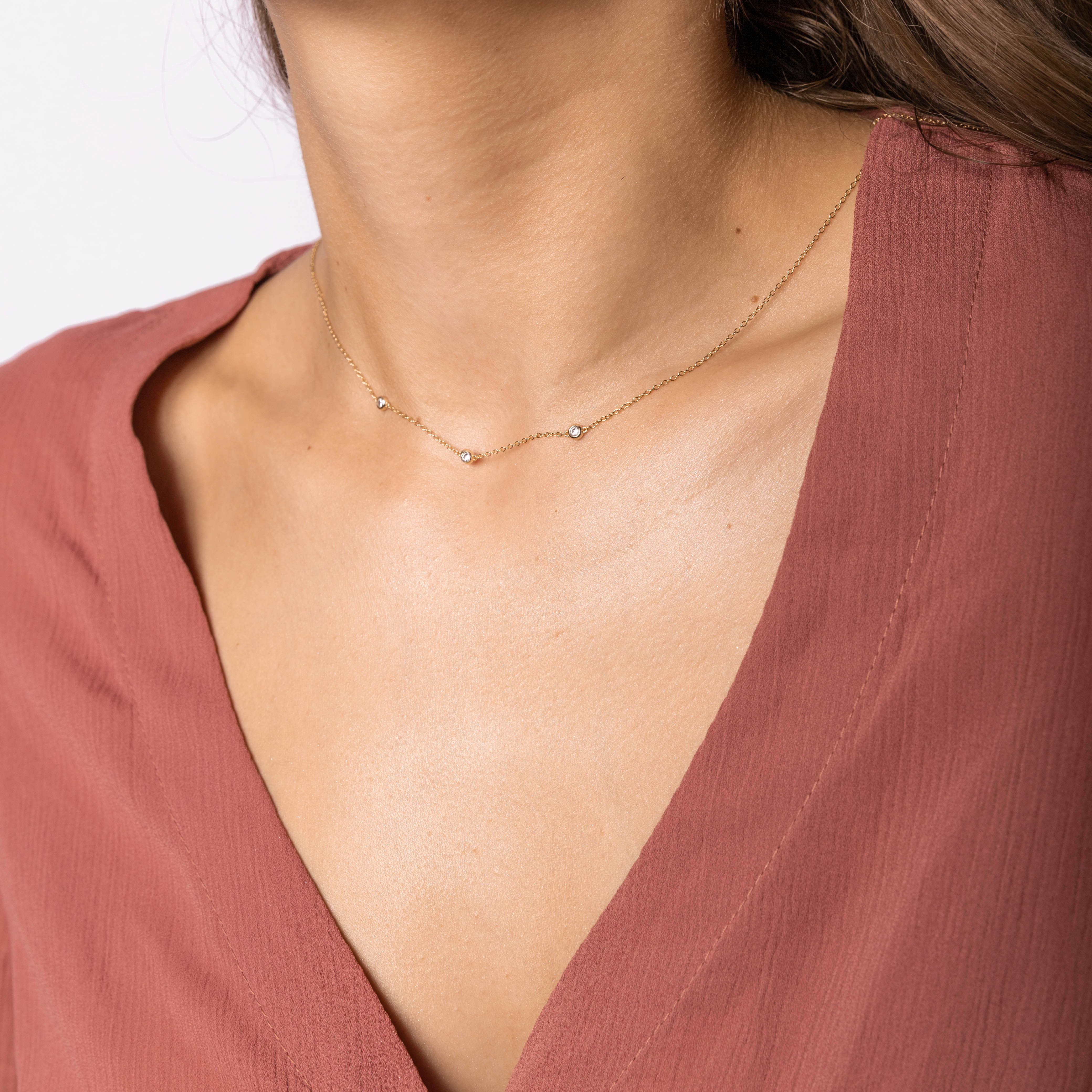 Satellite Sapphire Necklace