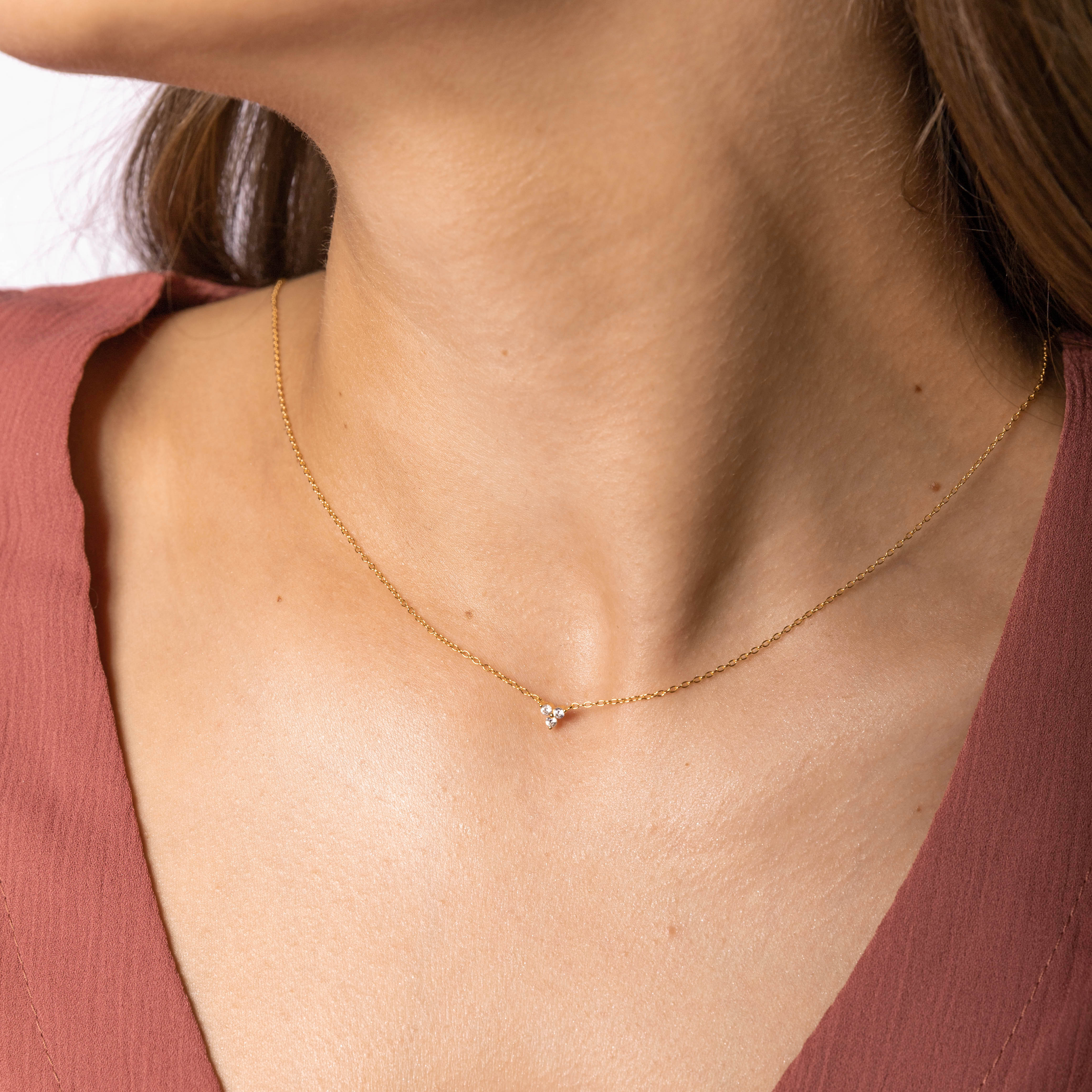 Lotus Sapphire Necklace