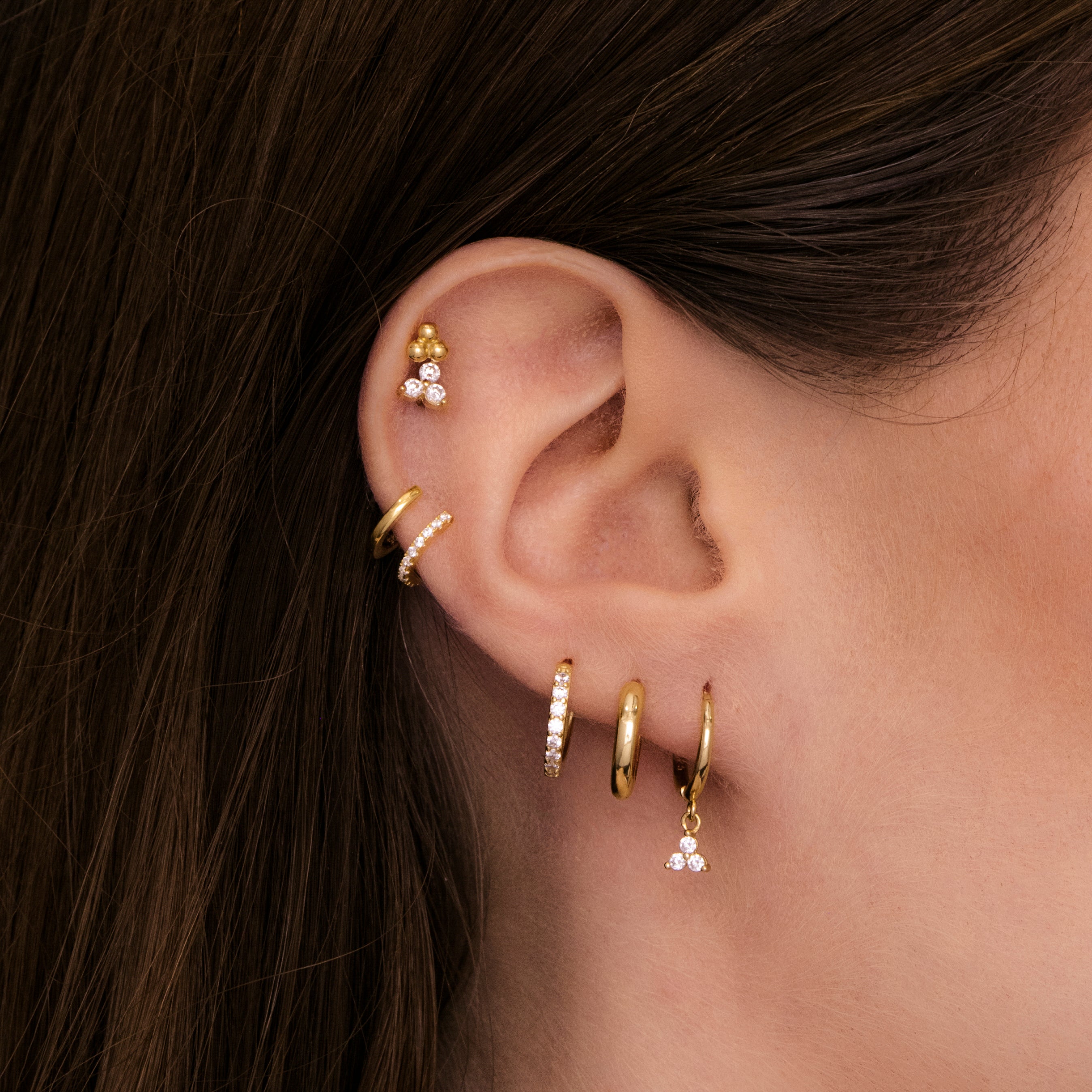 Lotus Dangling Earrings