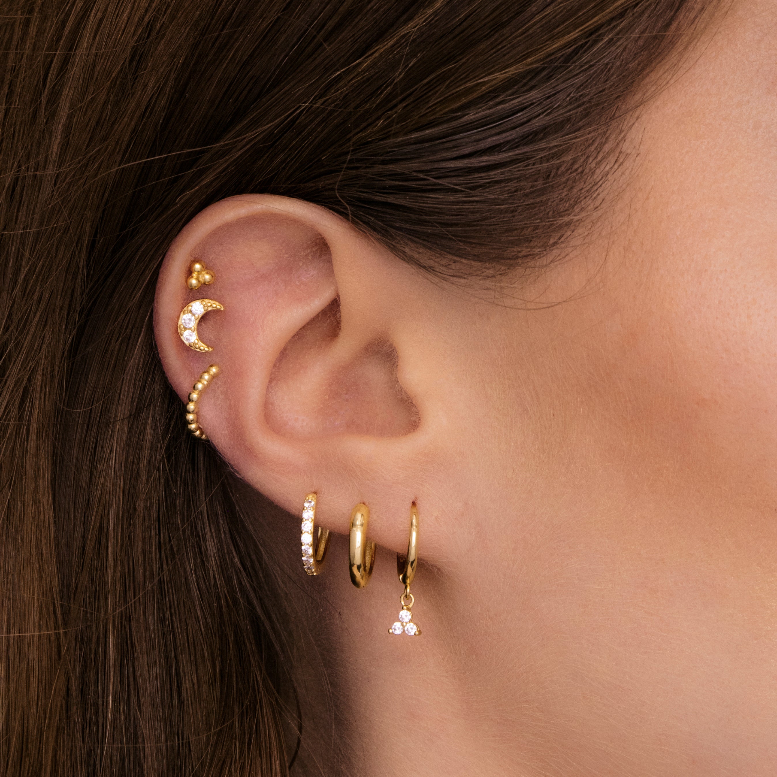 Lotus Dangling Earrings