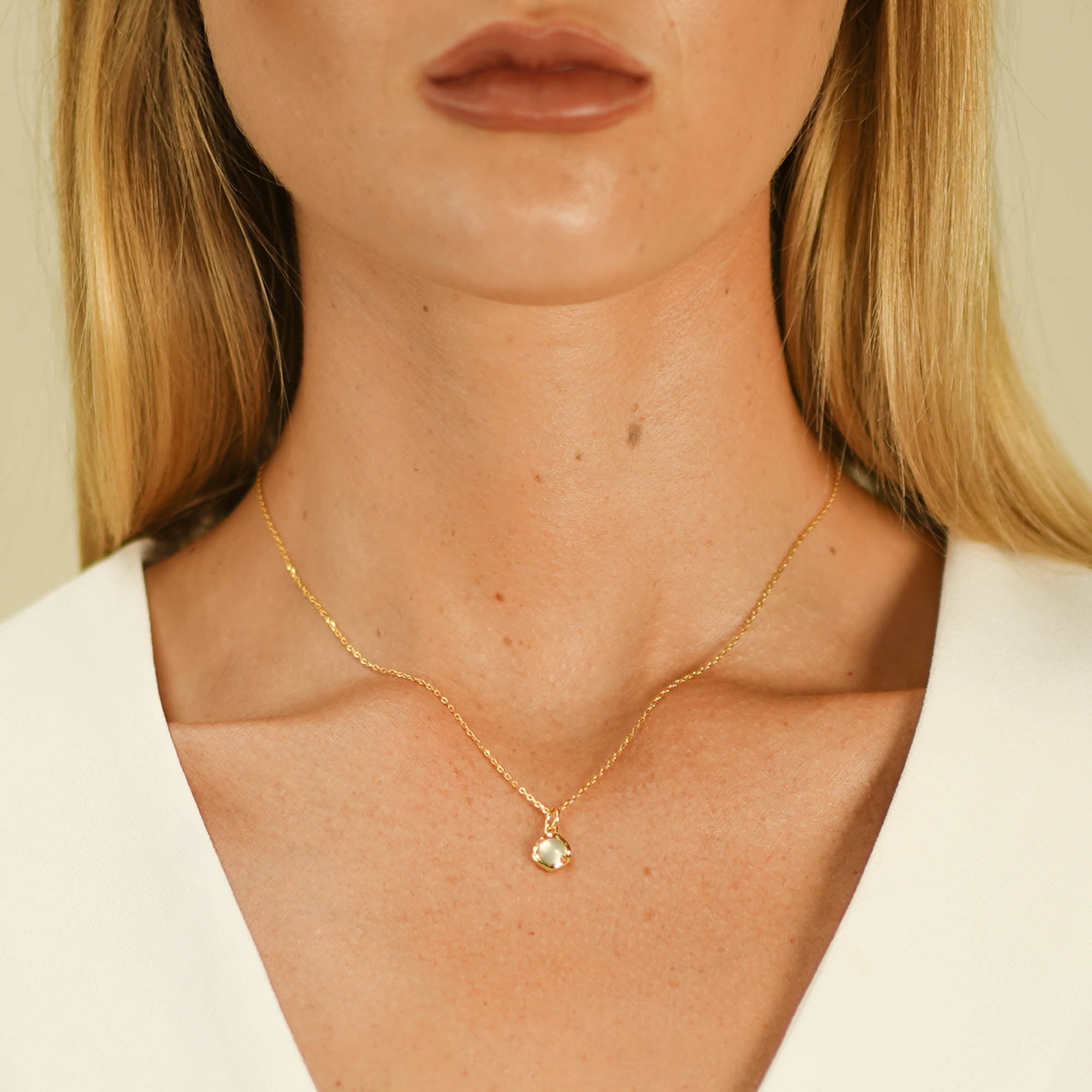 Moonstone Pendant Necklace