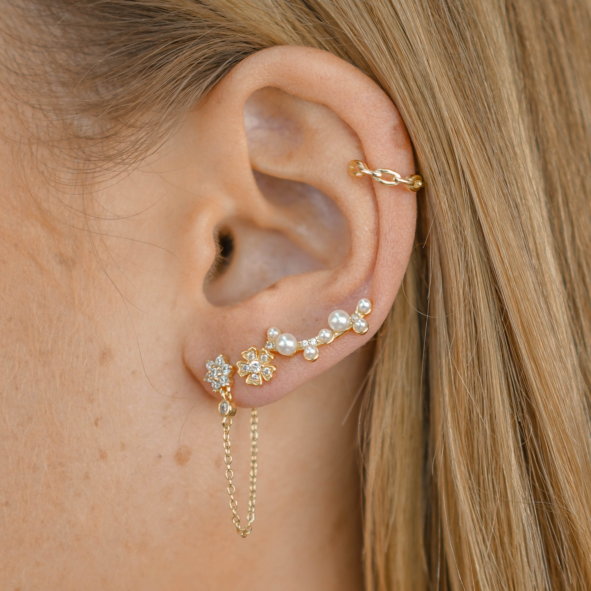 Fleur Sapphire Earrings