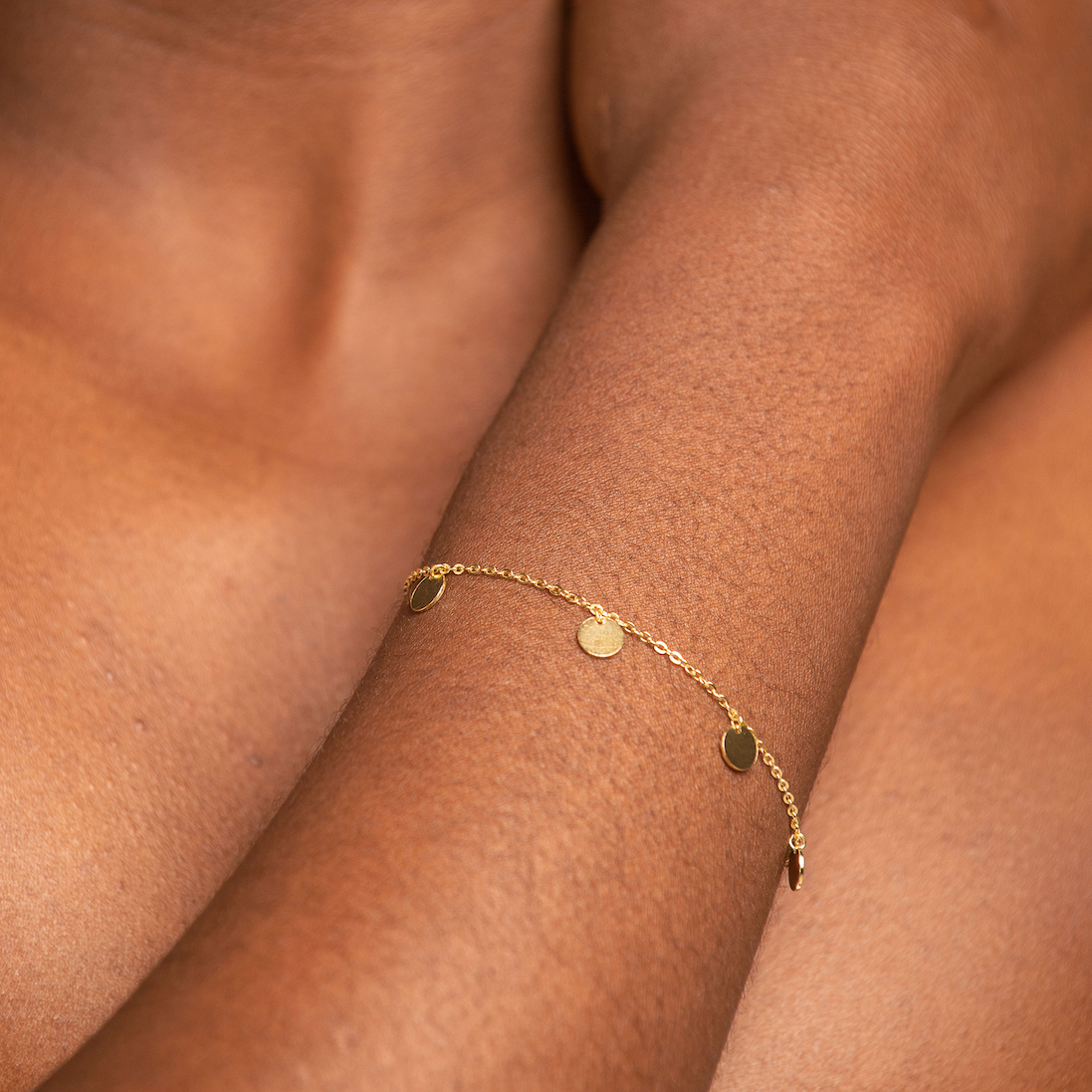 Disc Chain Bracelet
