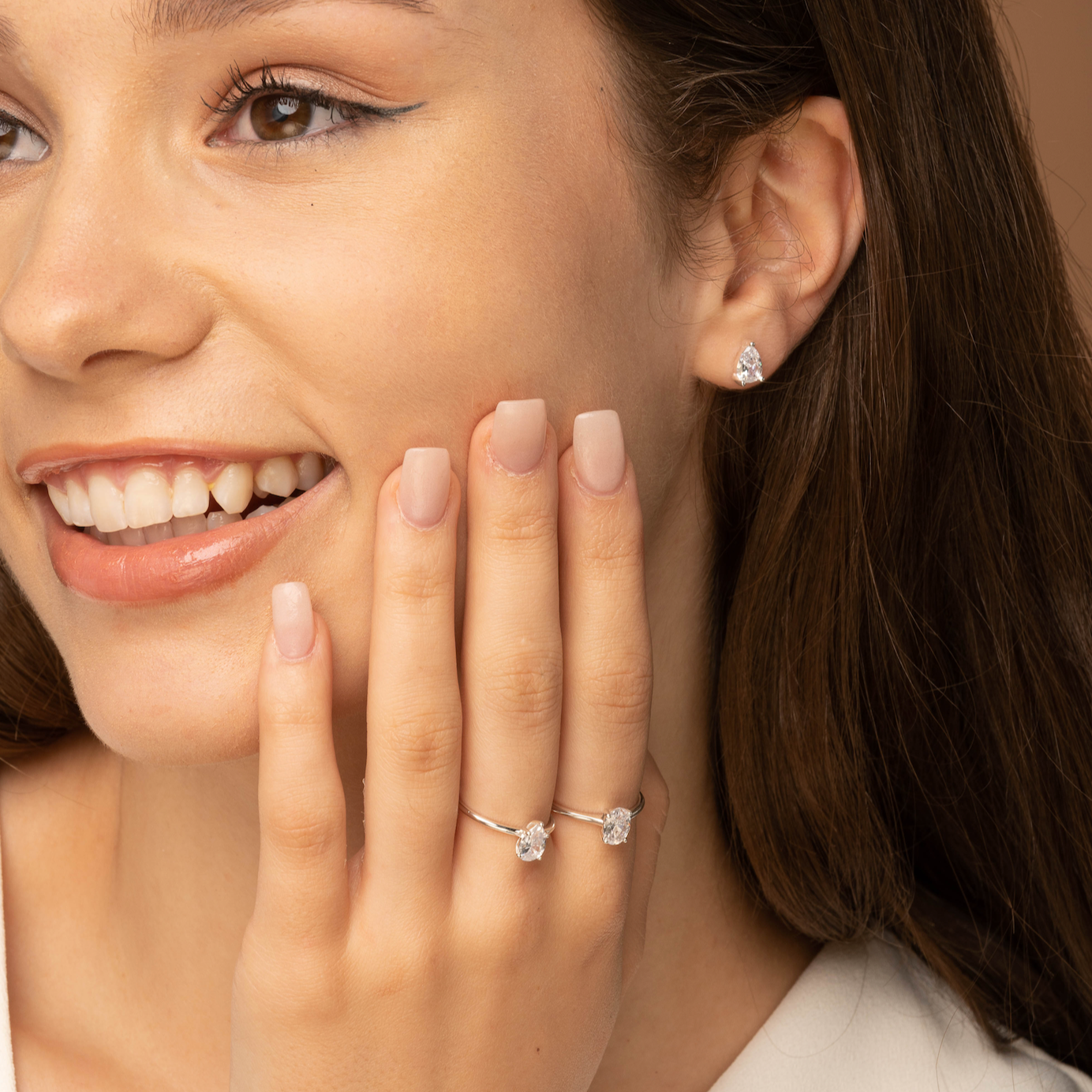 Oval Sapphire Band Ring