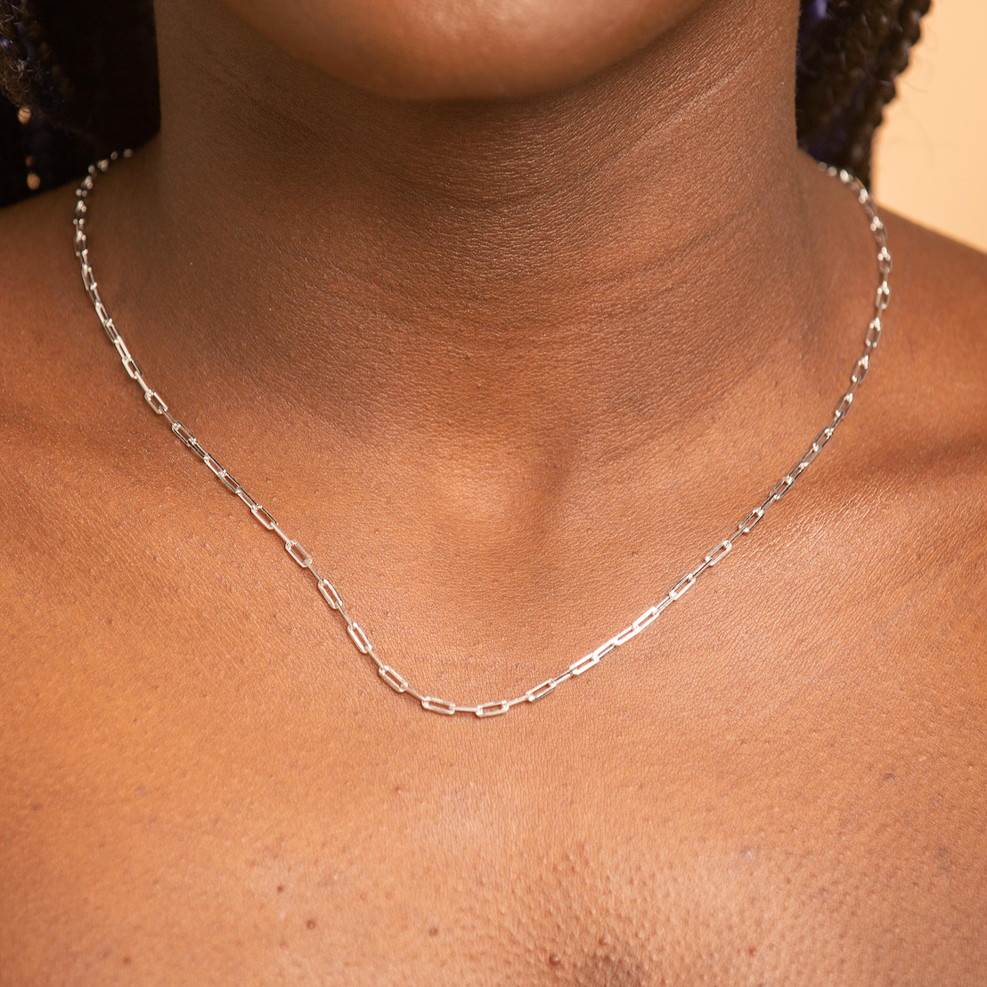 Paperclip Link Necklace