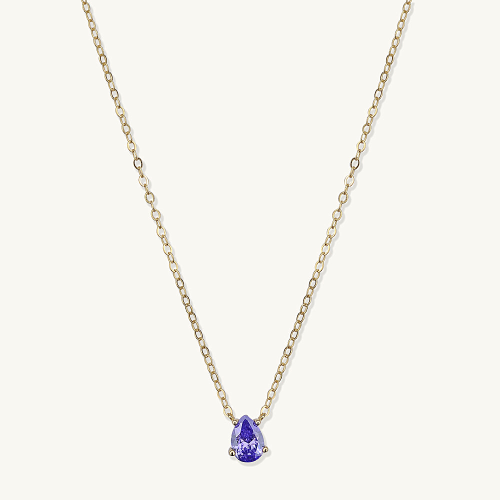 Birthstone Necklace February