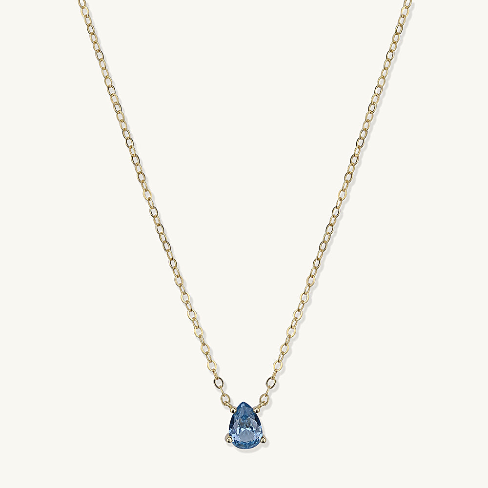 Birthstone Necklace March