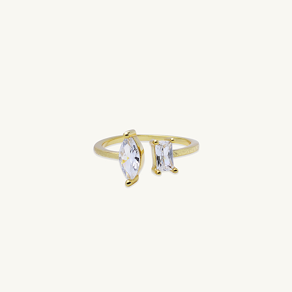 Marquise Open Band Ring