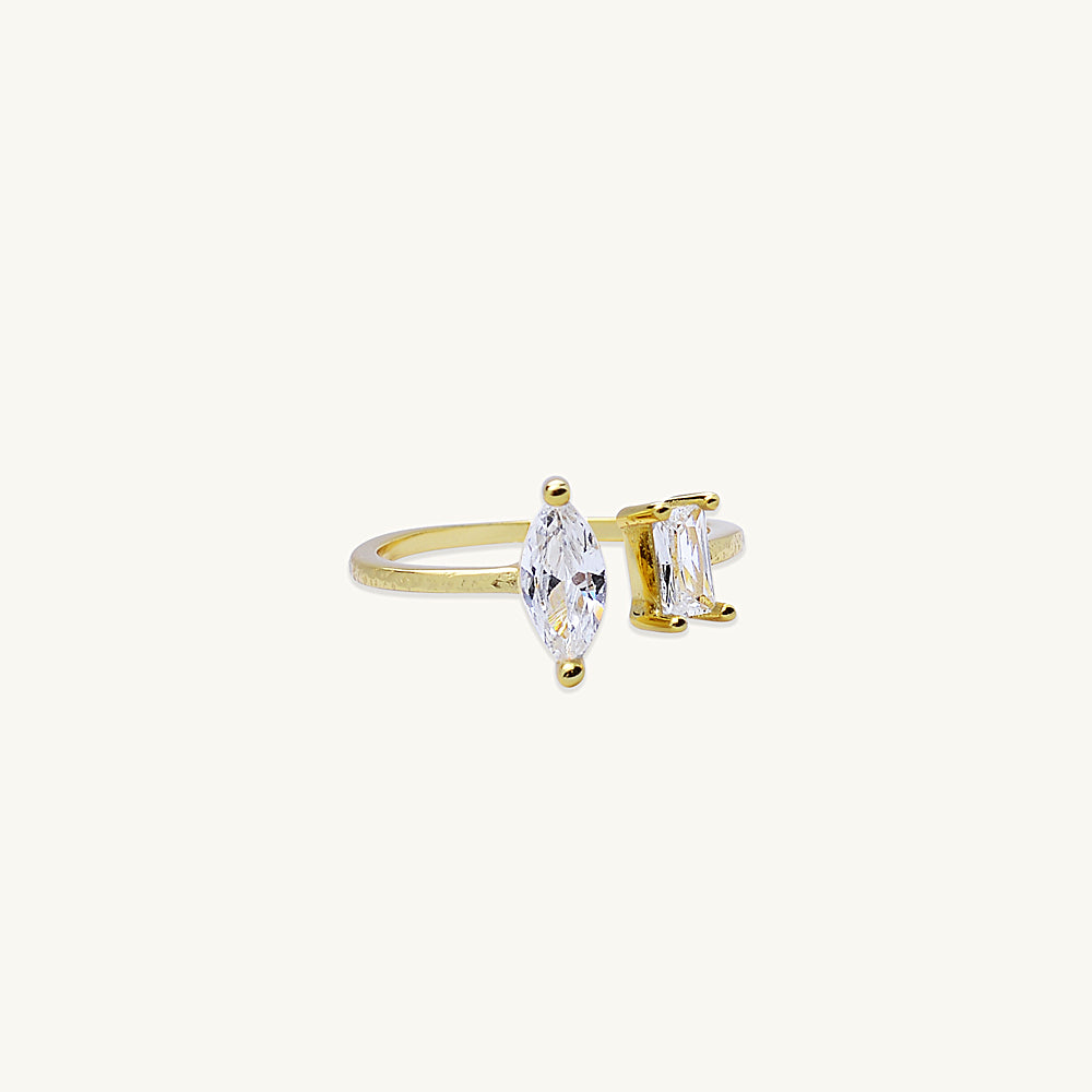 Marquise Open Band Ring