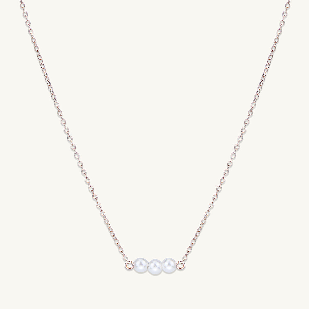Triple Freshwater Pearl Necklace