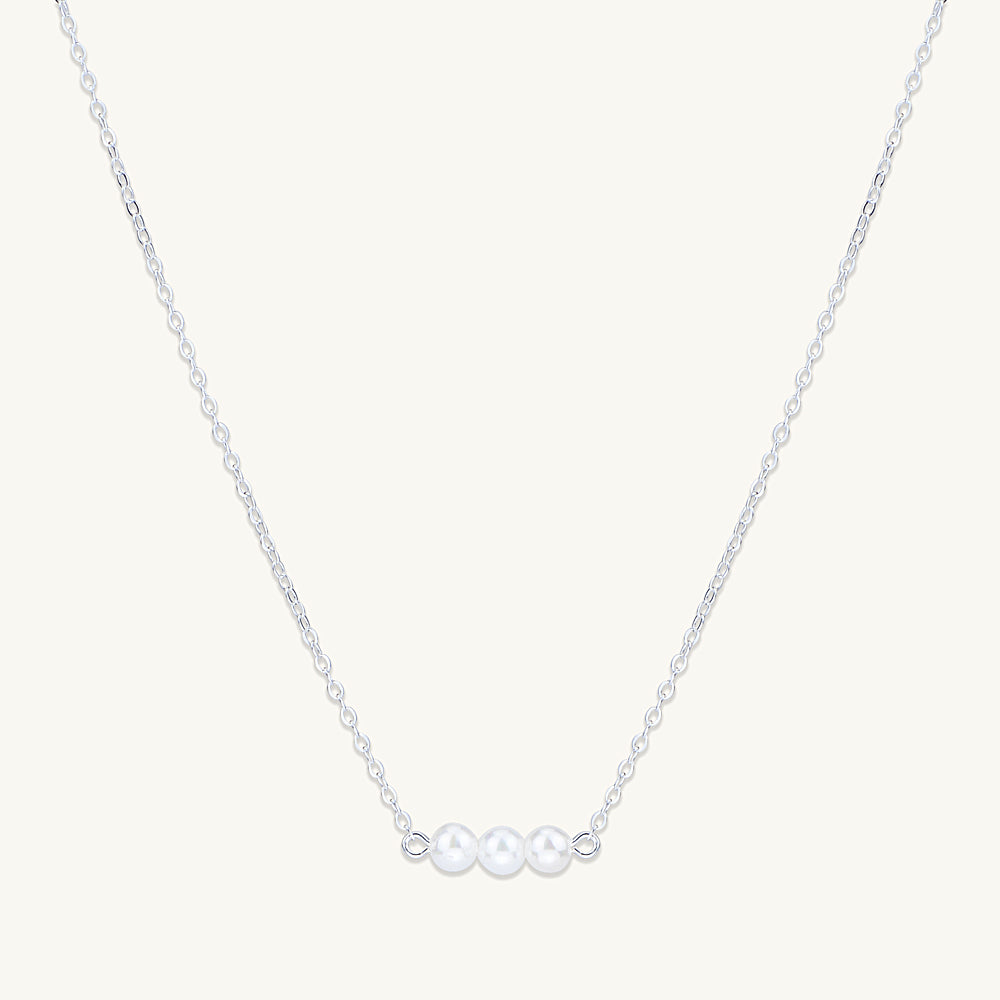 Triple Freshwater Pearl Necklace