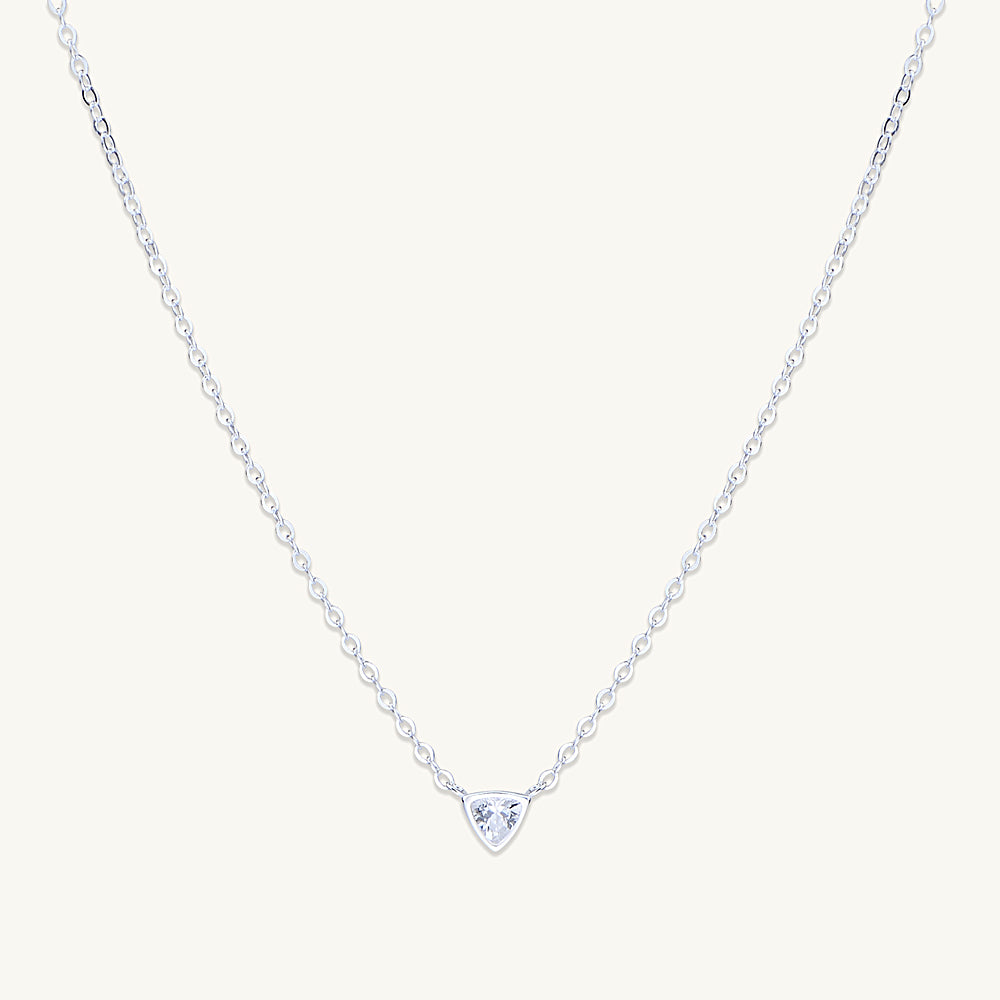 Trillion Sapphire Necklace