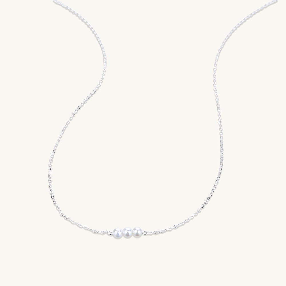 Triple Freshwater Pearl Necklace