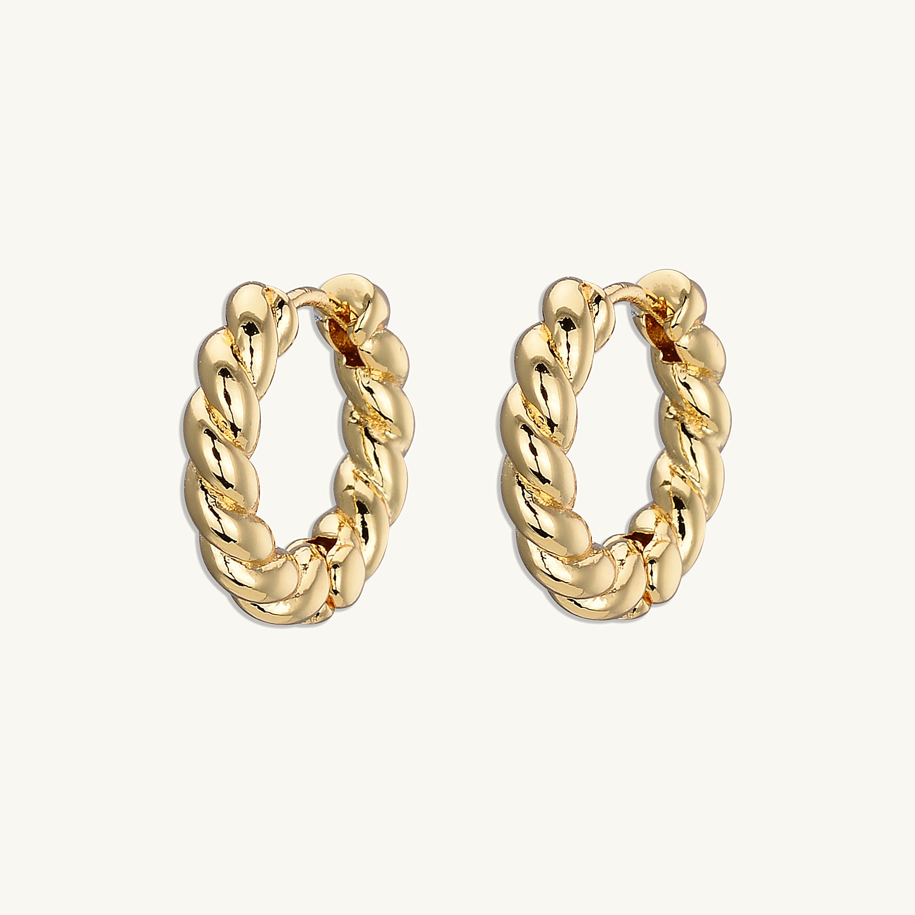 Mini Croissant Earrings