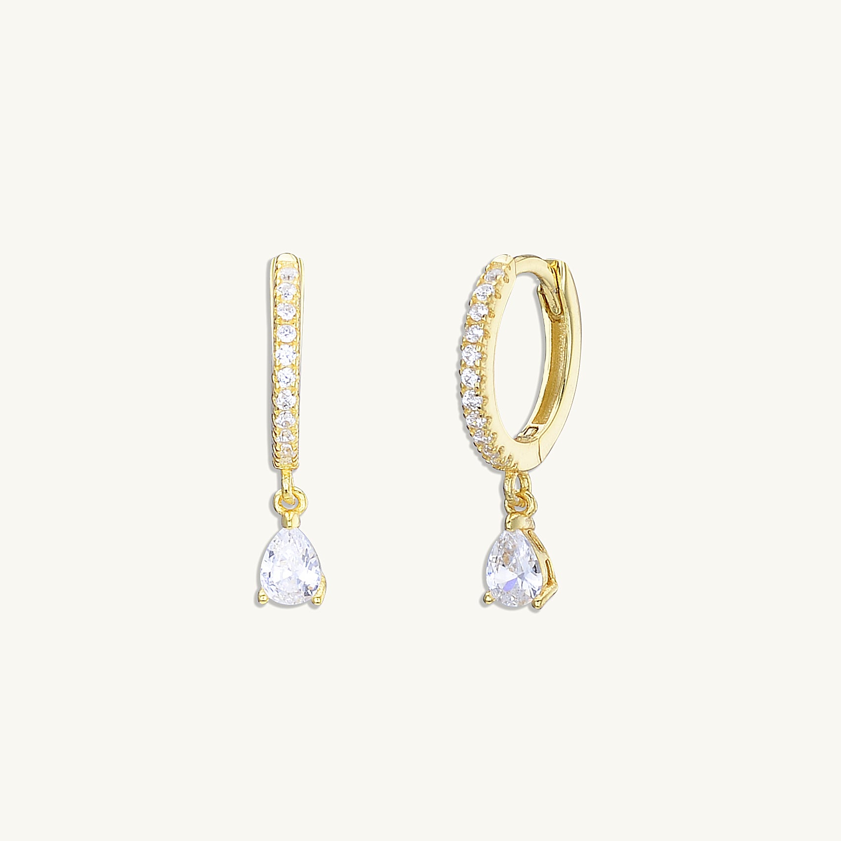 Teardrop Solitaire Hoops