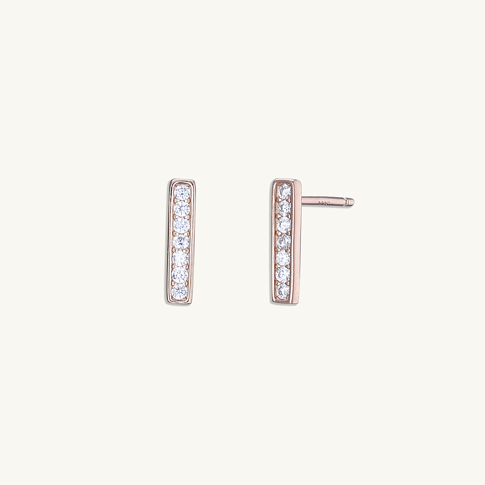 Bar Sapphire Earrings