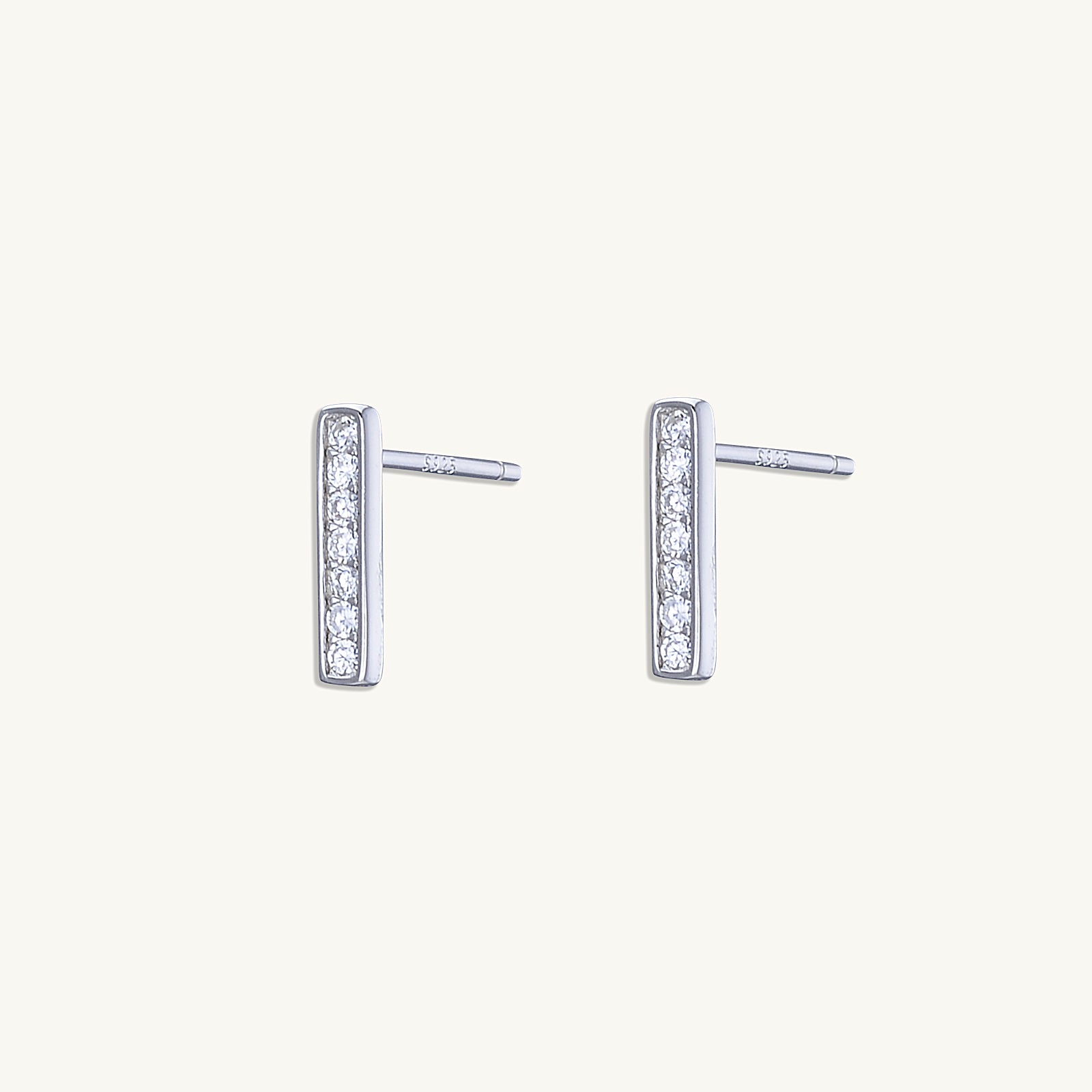 Bar Sapphire Earrings