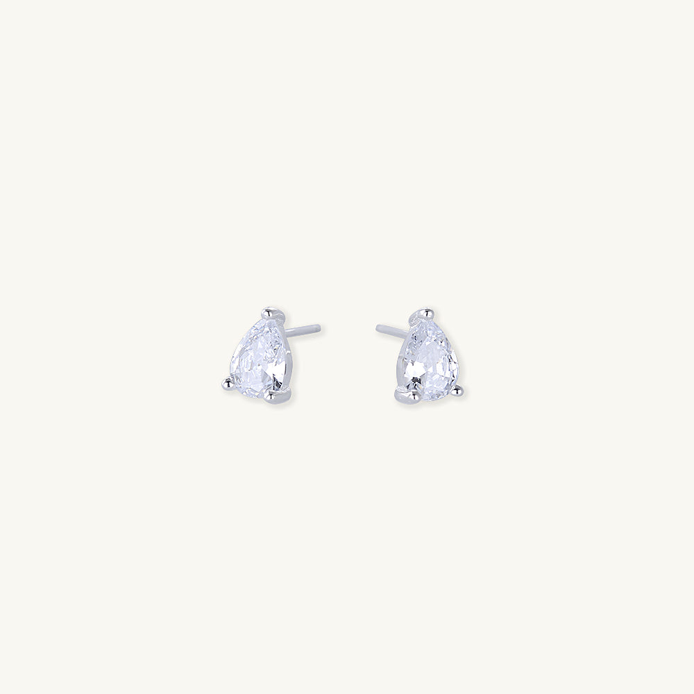 Pear Sapphire Studs