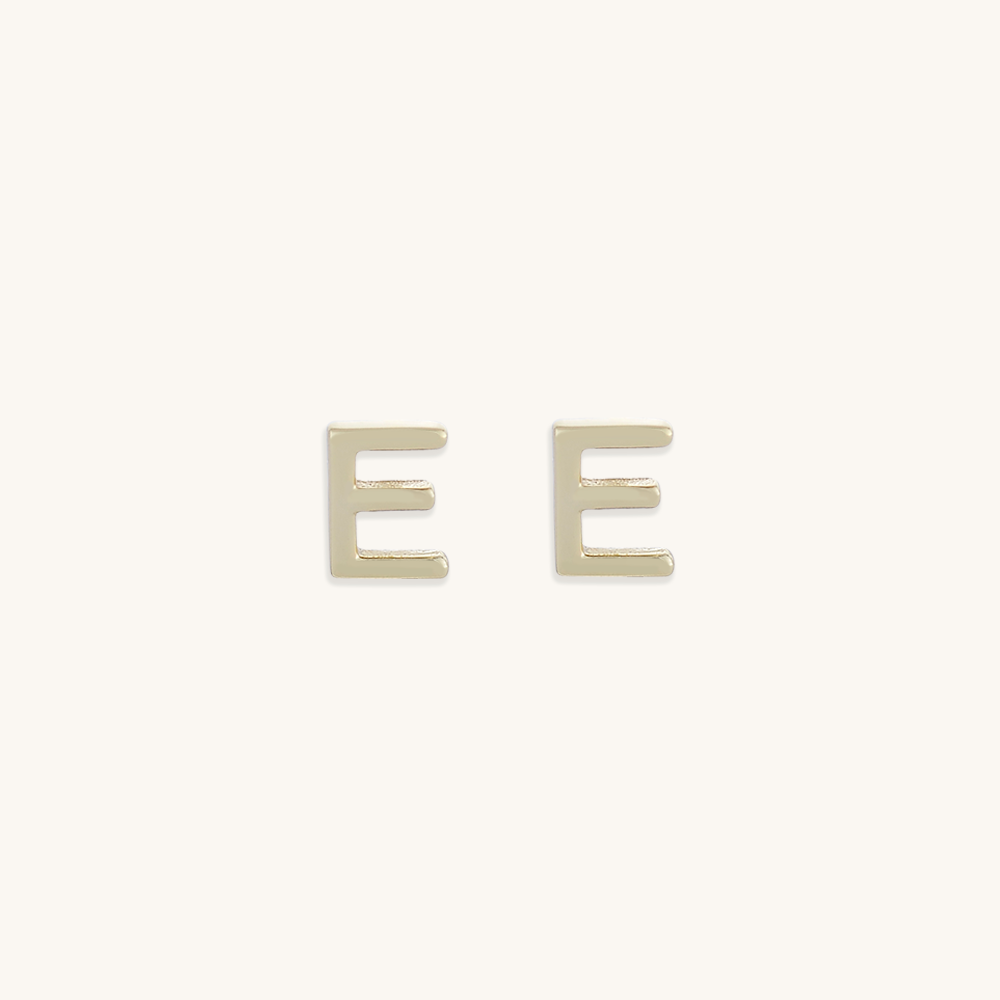 Initial Letter Earrings