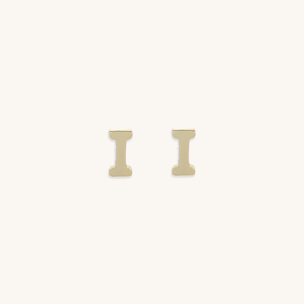 Initial Letter Earrings