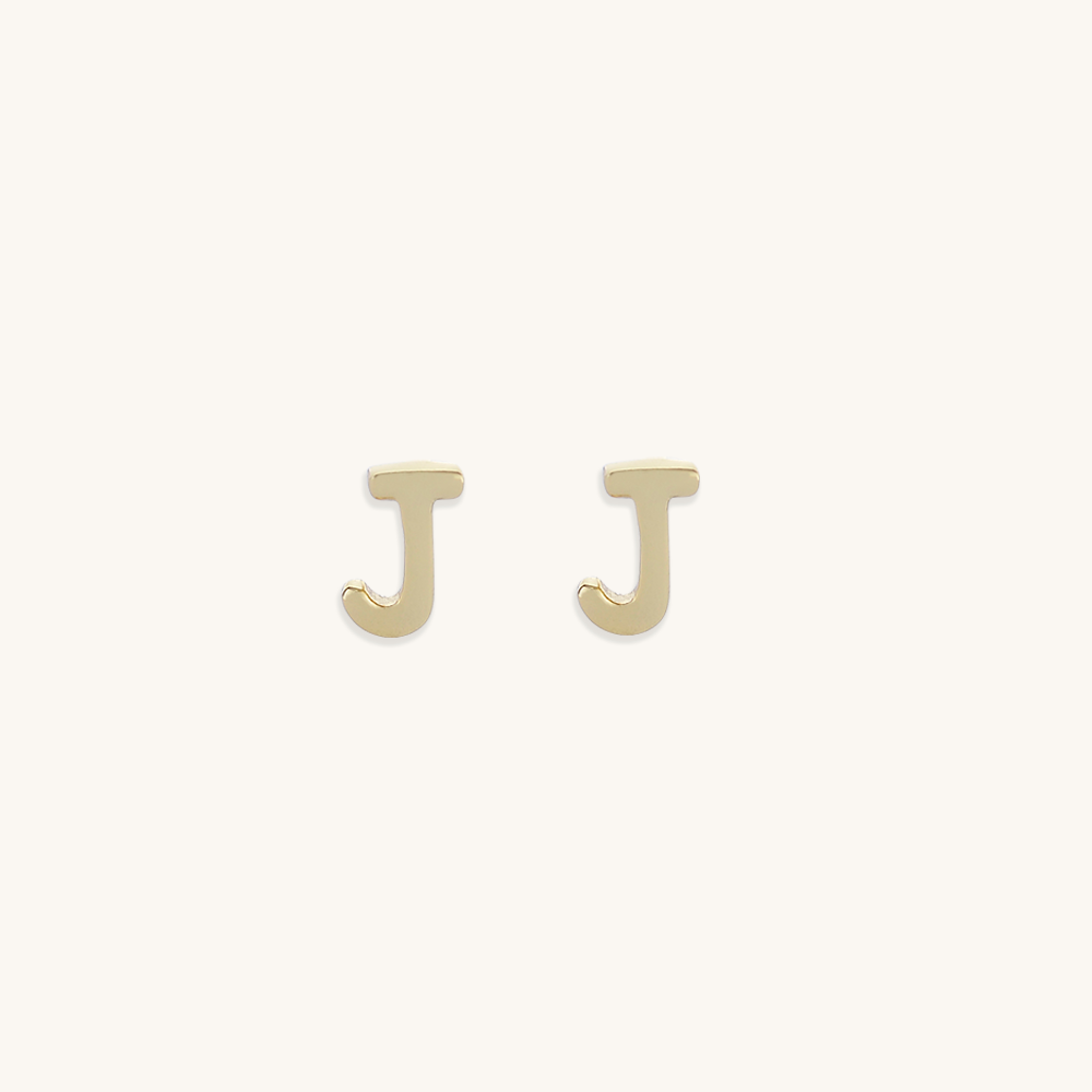 Initial Letter Earrings