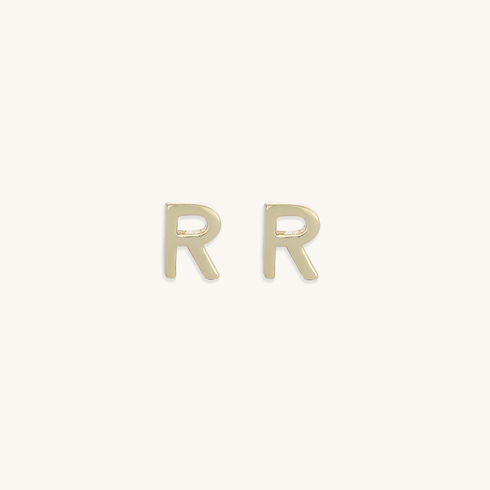 Initial Letter Earrings