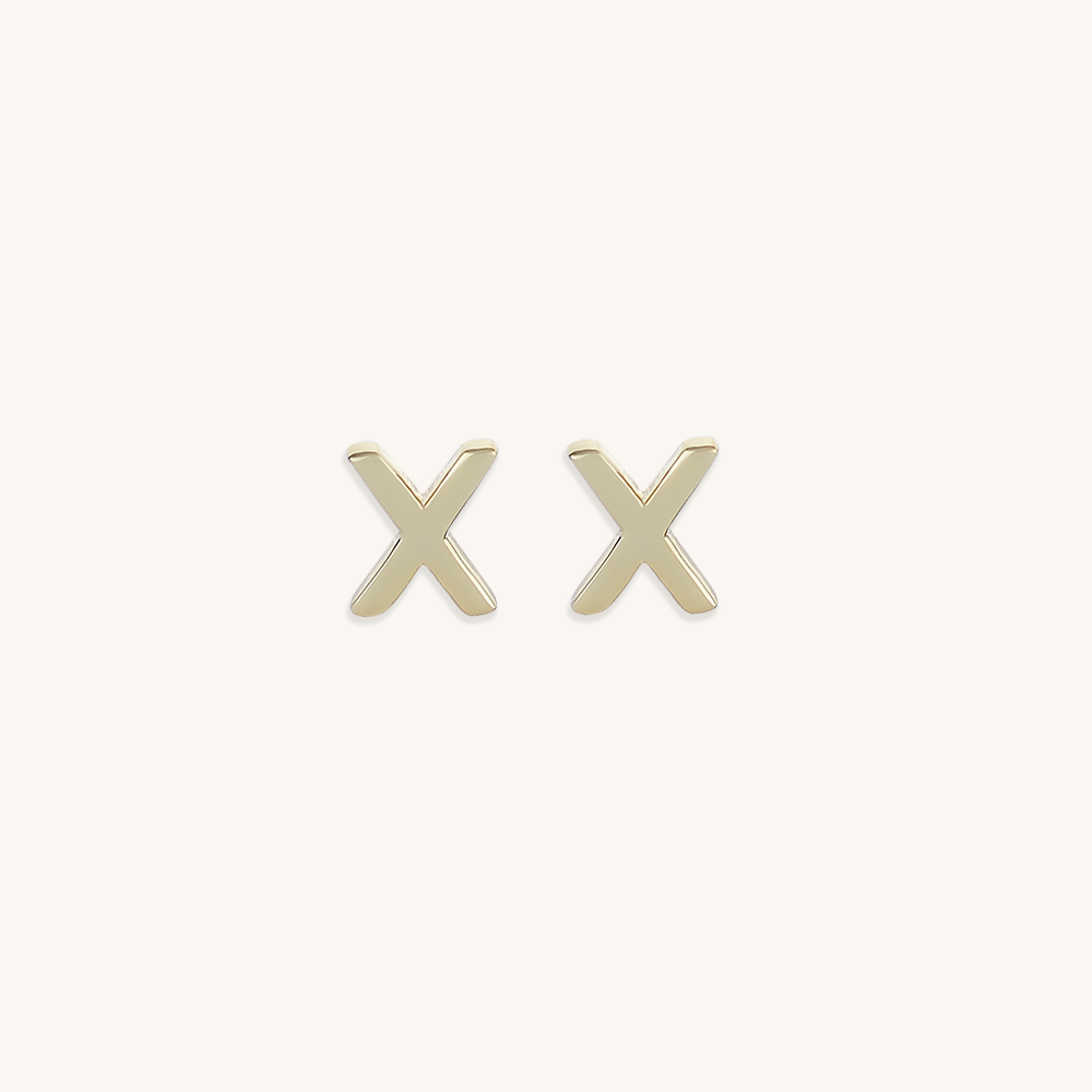 Initial Letter Earrings