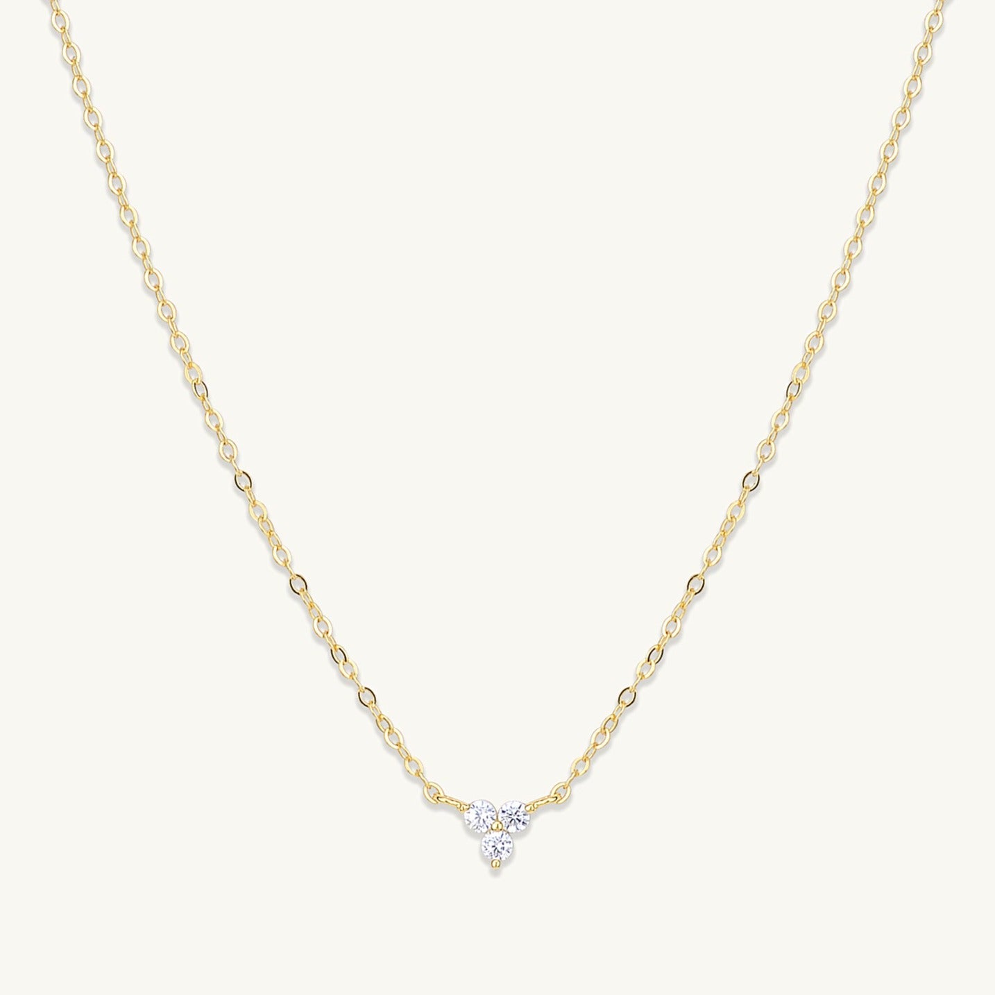 Lotus Sapphire Chain Necklace