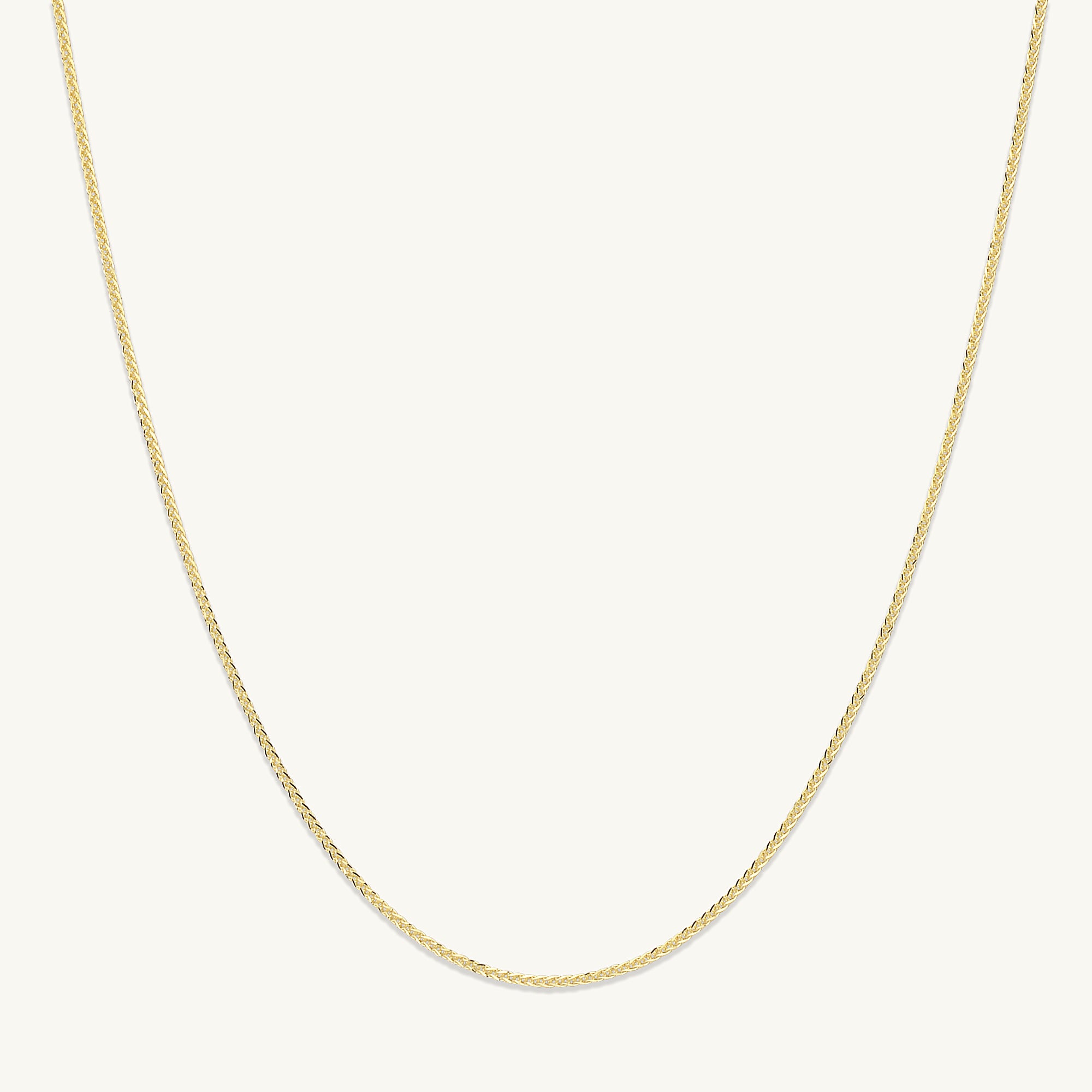 Thin Cable Chain Rope Necklace