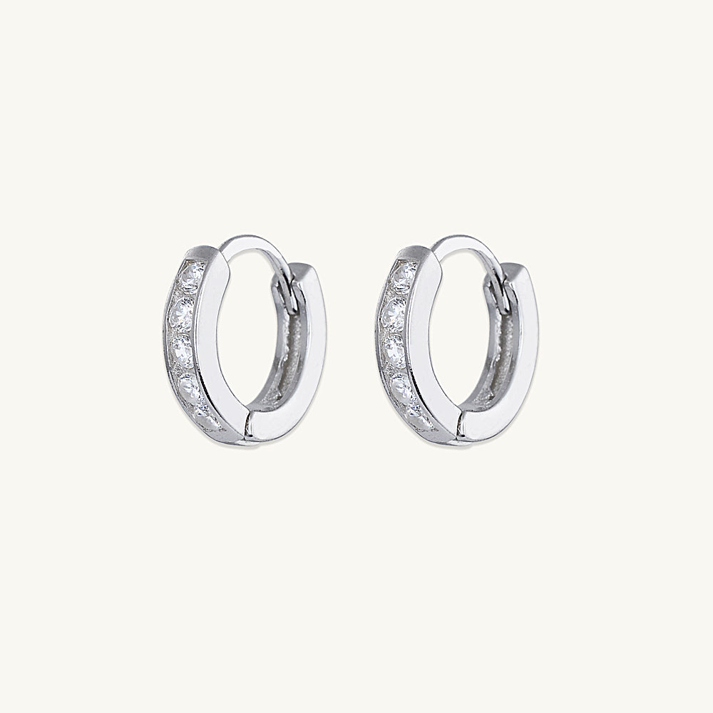 Sapphire Huggie Earrings