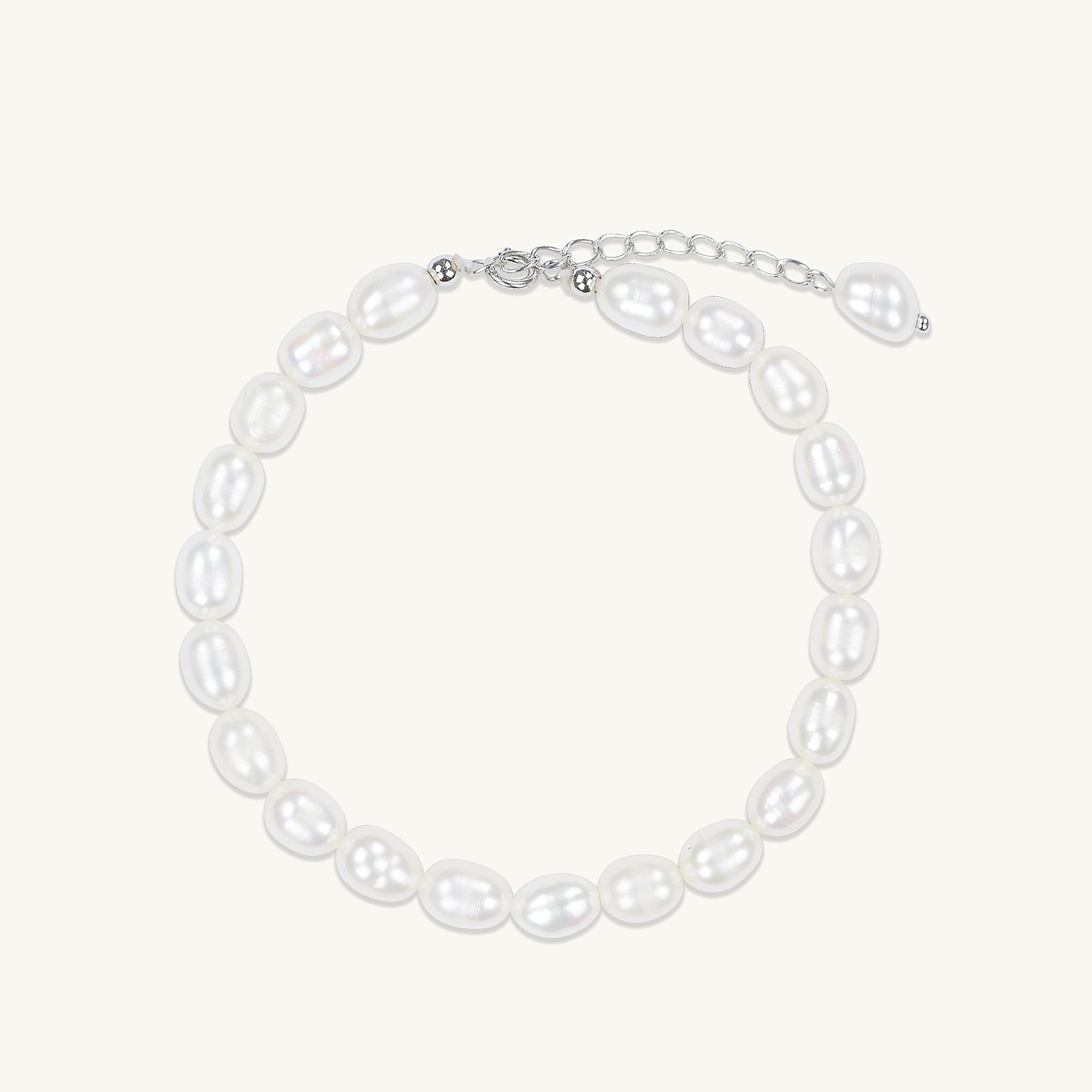 Classic Pearl Chain Bracelet