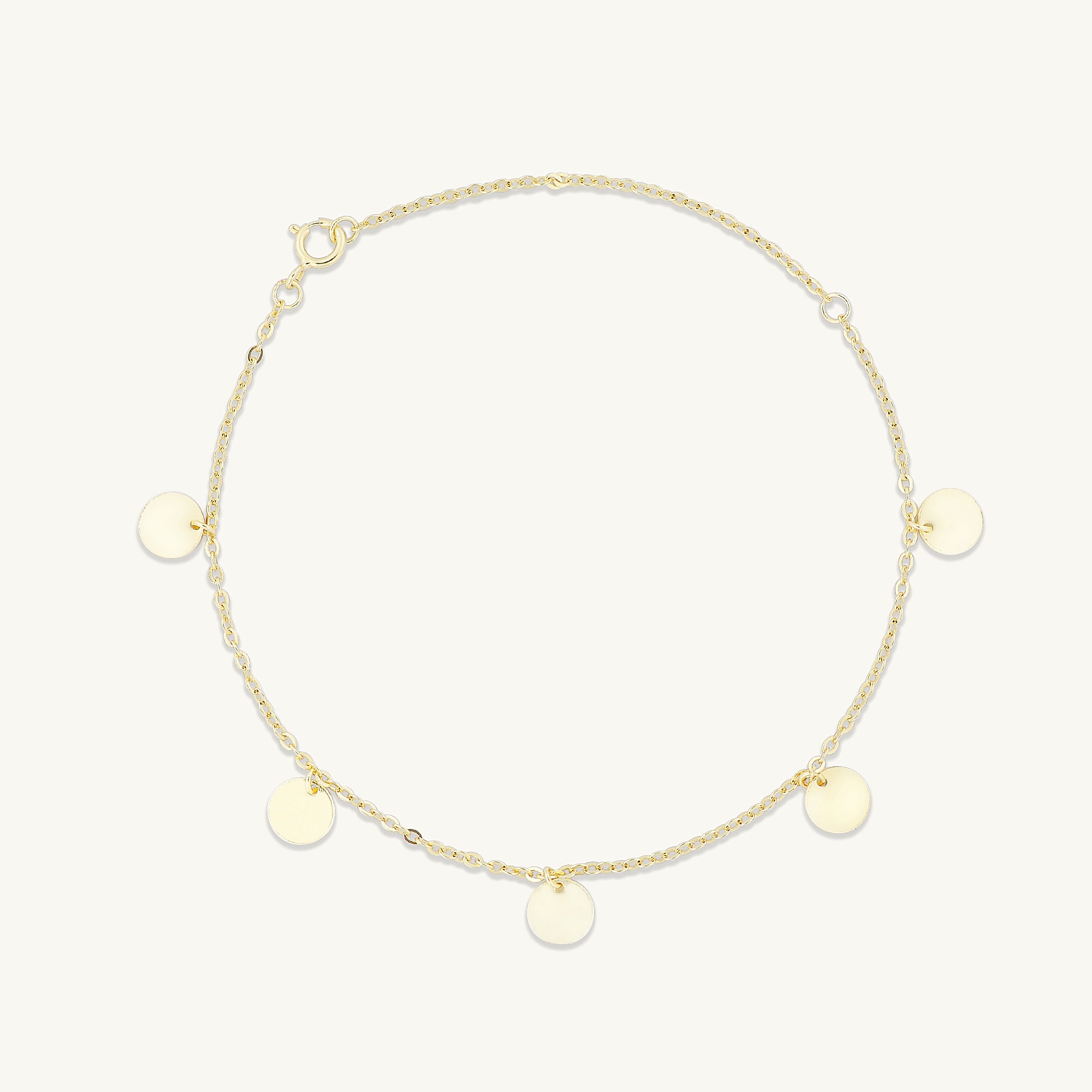 Disc Chain Bracelet