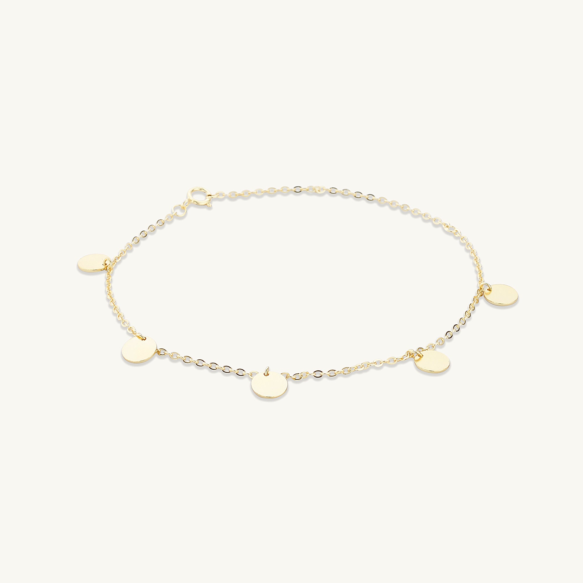 Disc Chain Bracelet
