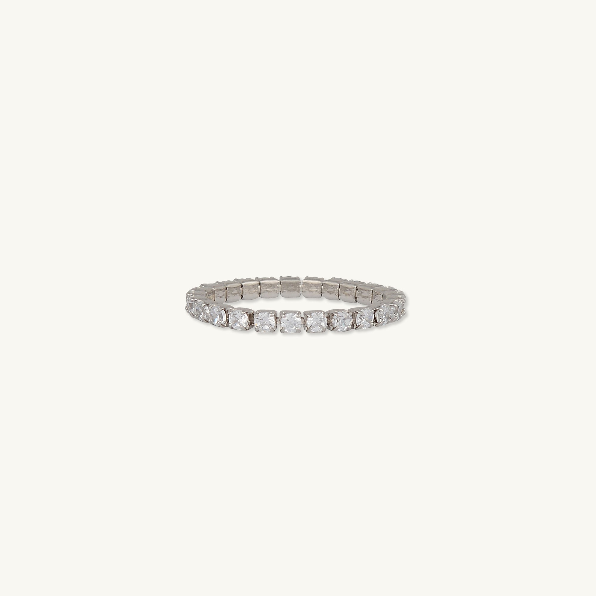 Tennis Eternity Sapphire Ring
