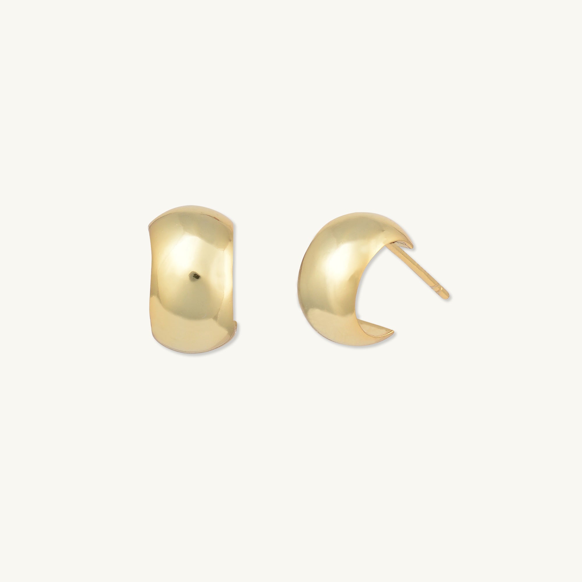 Classic Thick Huggie Earrings