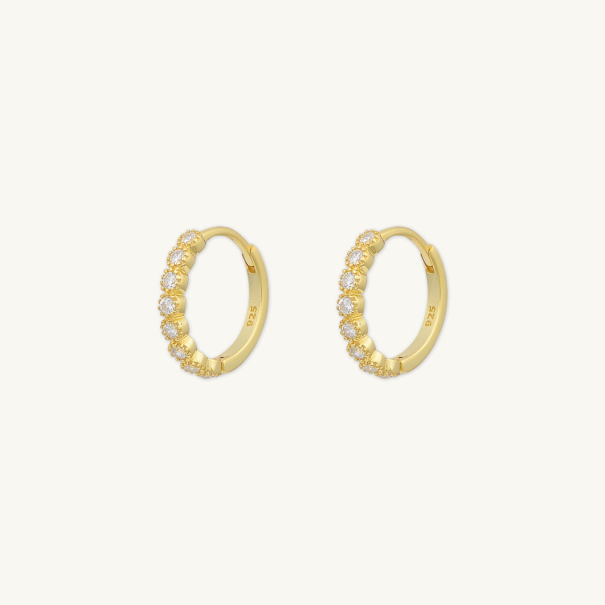 Classic Sapphire Hoops