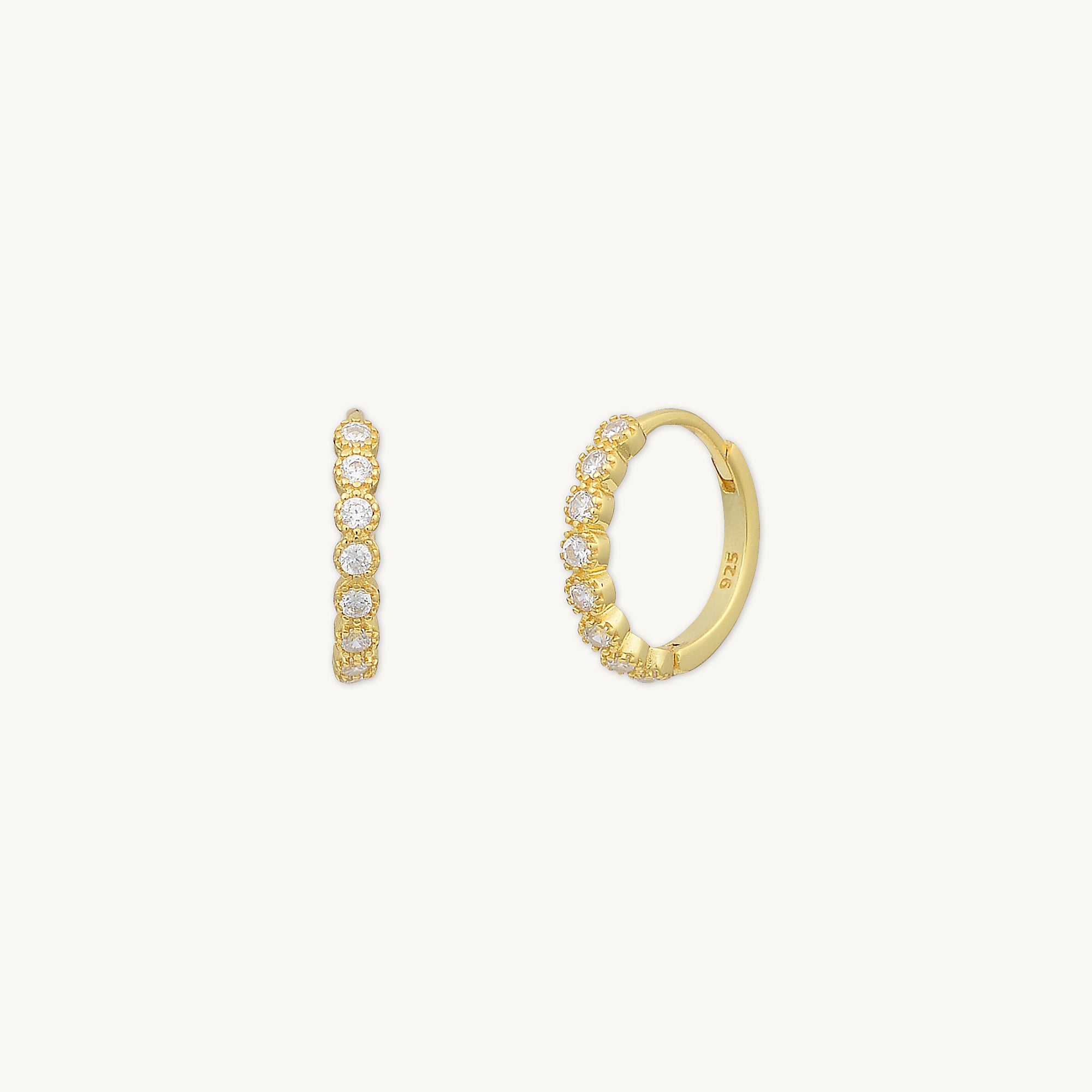 Classic Sapphire Hoops