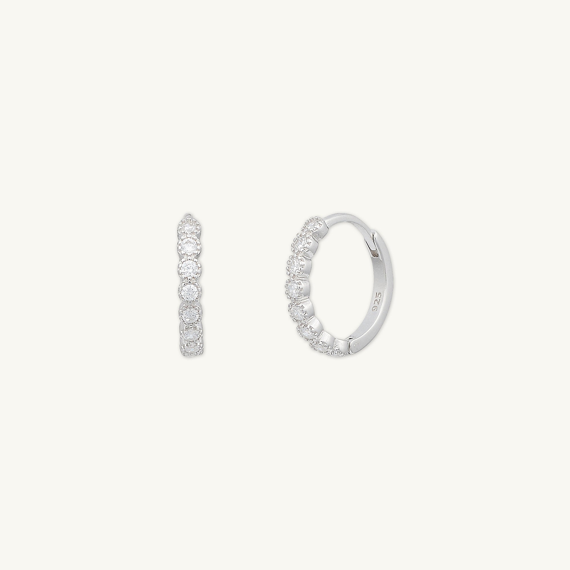 Classic Sapphire Hoops