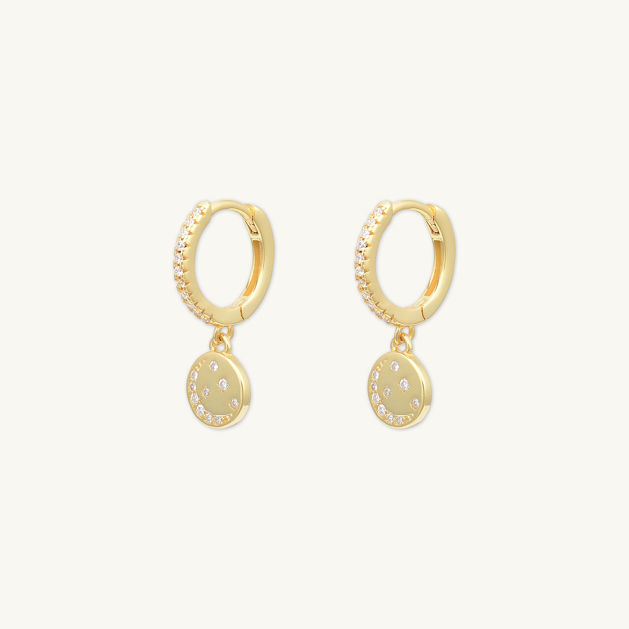Moonlight Huggie Hoop Earrings