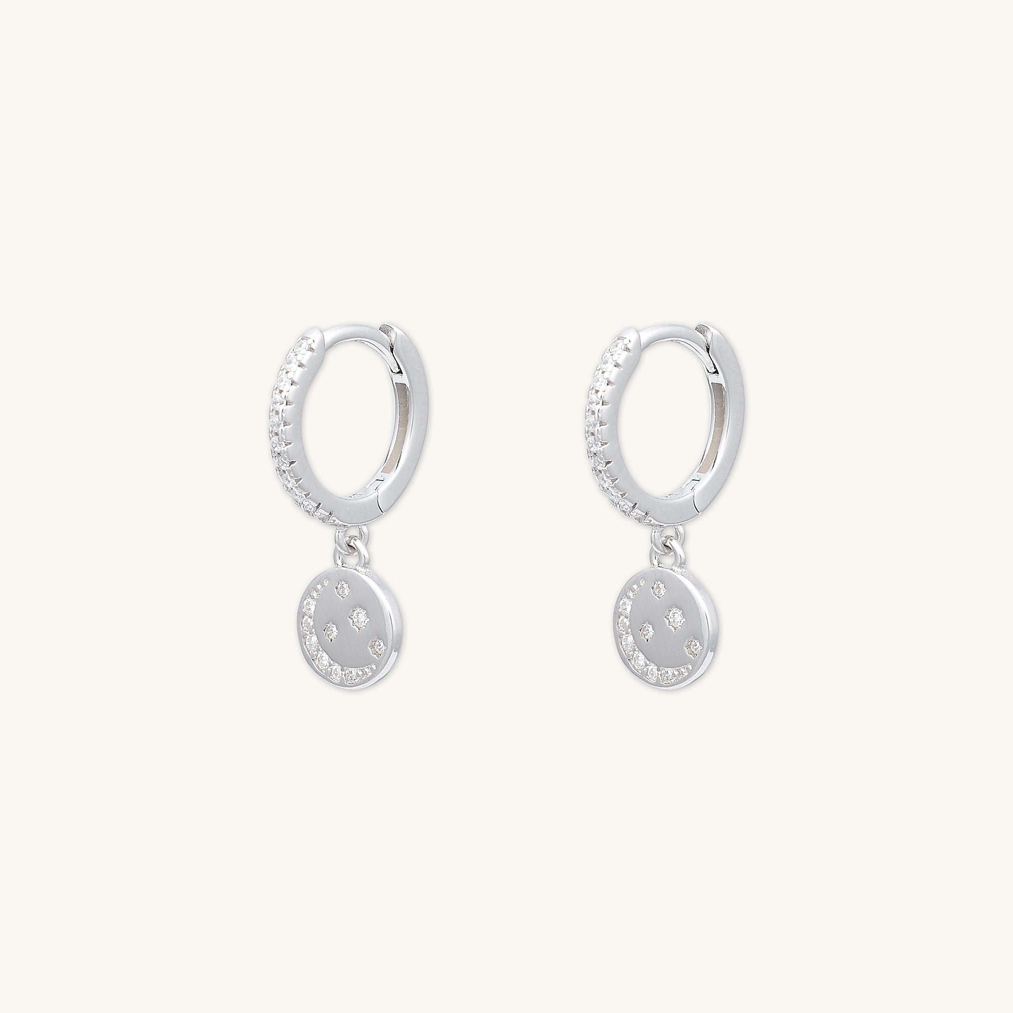 Moonlight Huggie Hoop Earrings