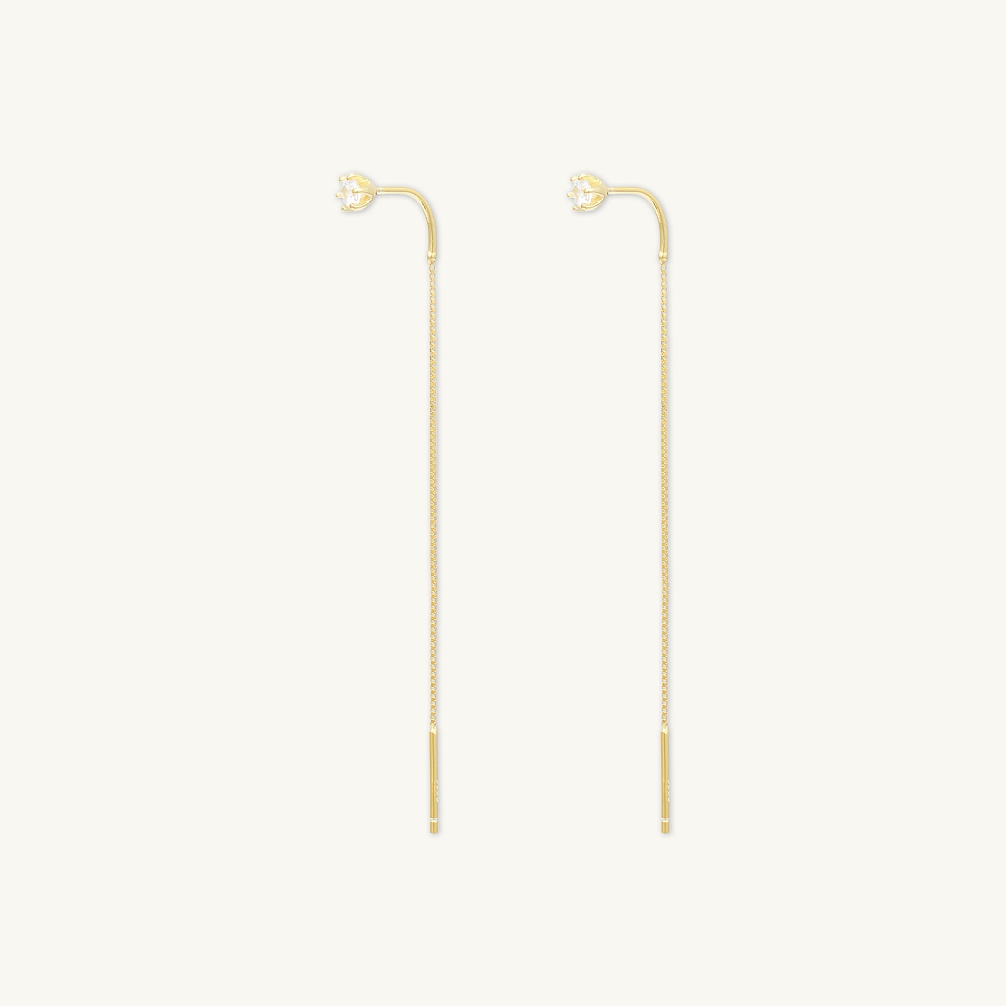 Sapphire Threader Earrings