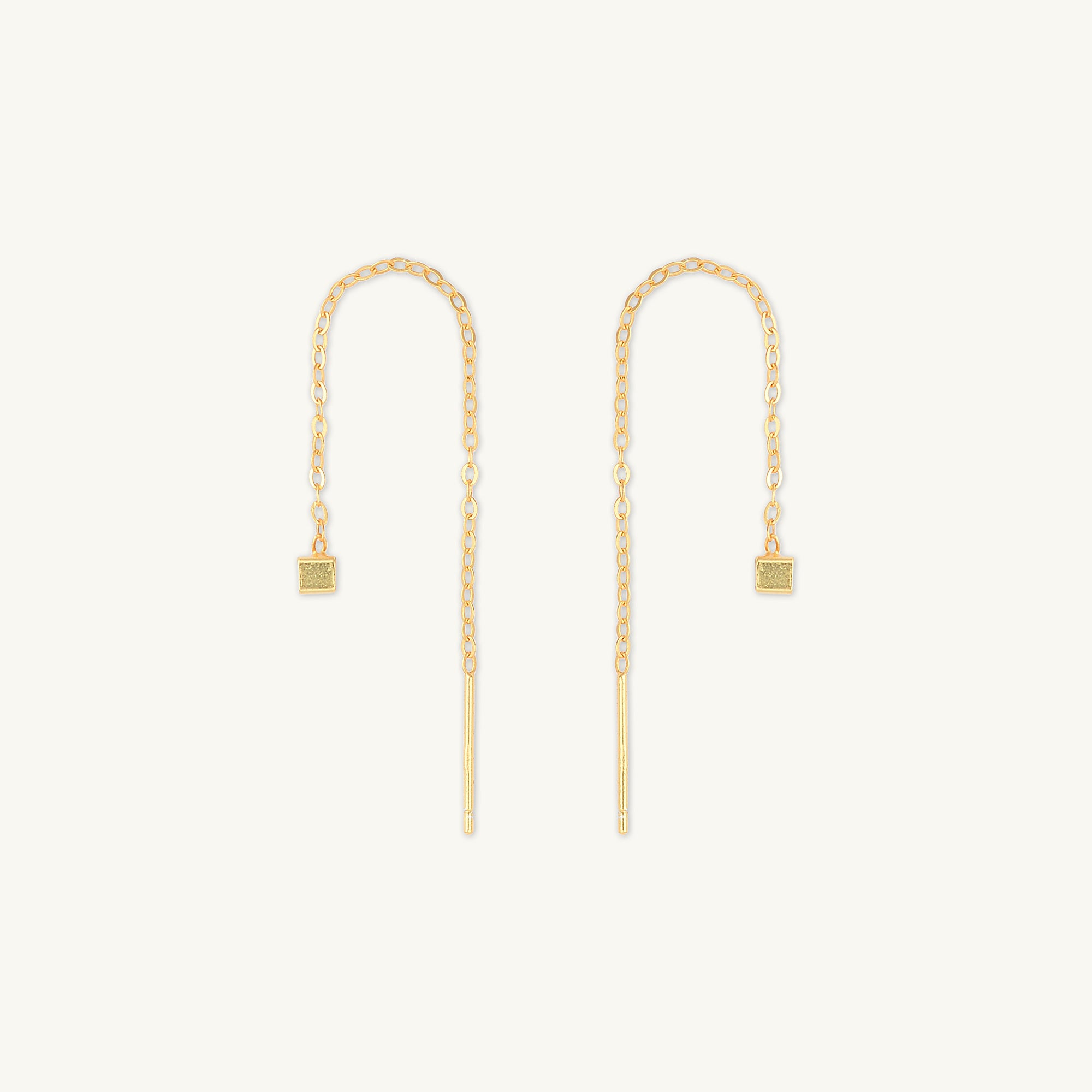 Square Threader Earrings